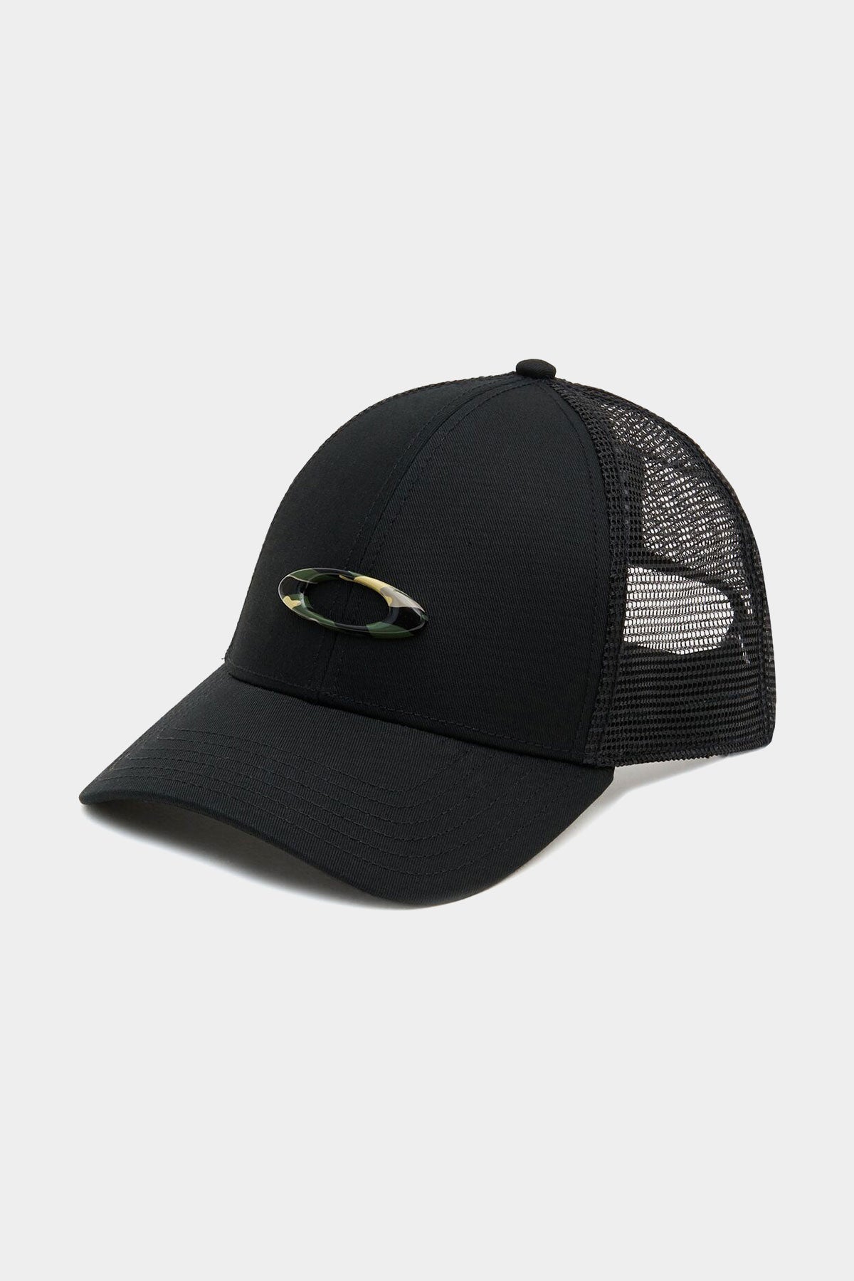 VERT ONE-SIZE [OAKLEY] TRUCKER ELLIPSE HAT BLACKOUT