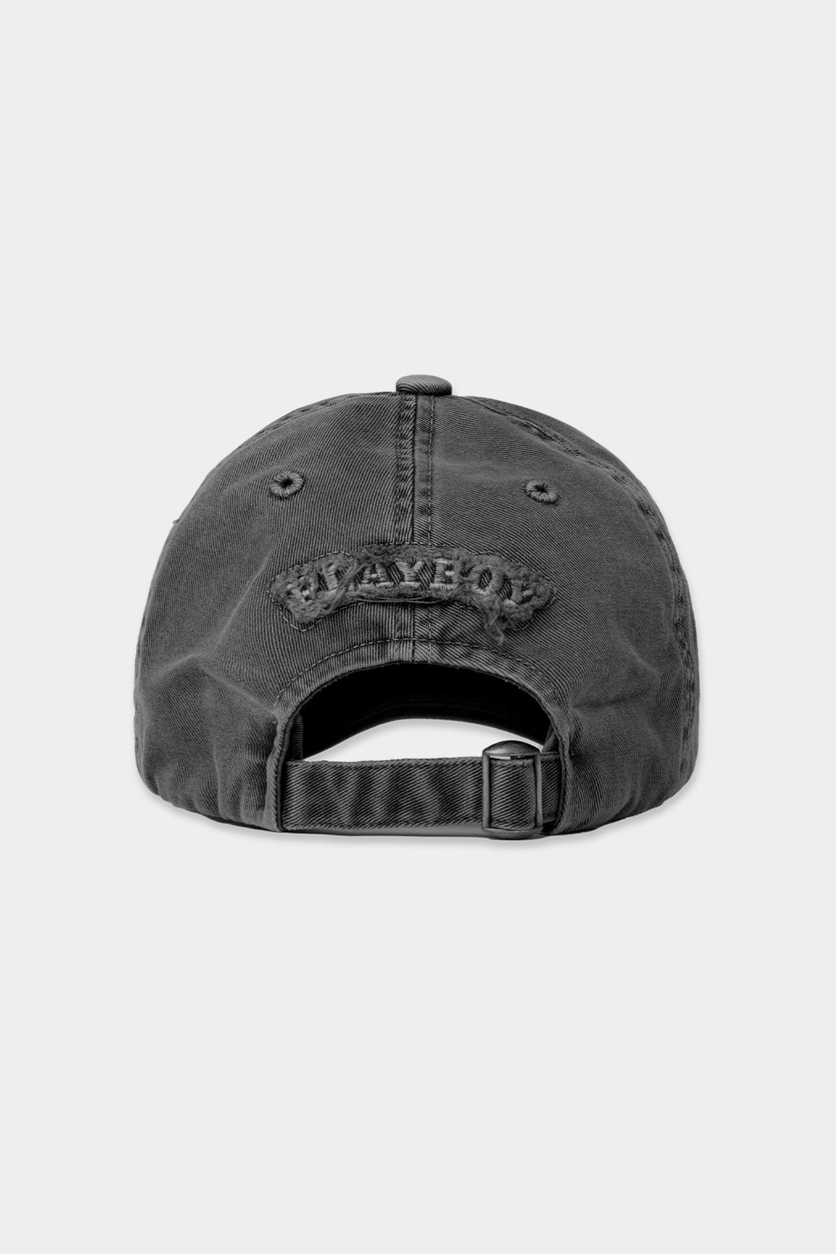 VERT ONE-SIZE [PLAYBOY x DIMITO] BUNNY 6PANEL CAP WASHED BLACK