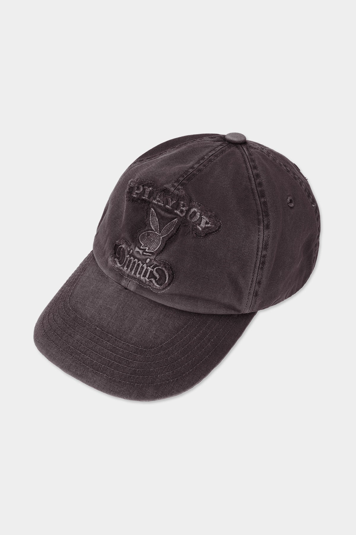 VERT ONE-SIZE [PLAYBOY x DIMITO] BUNNY 6PANEL CAP WASHED GREY