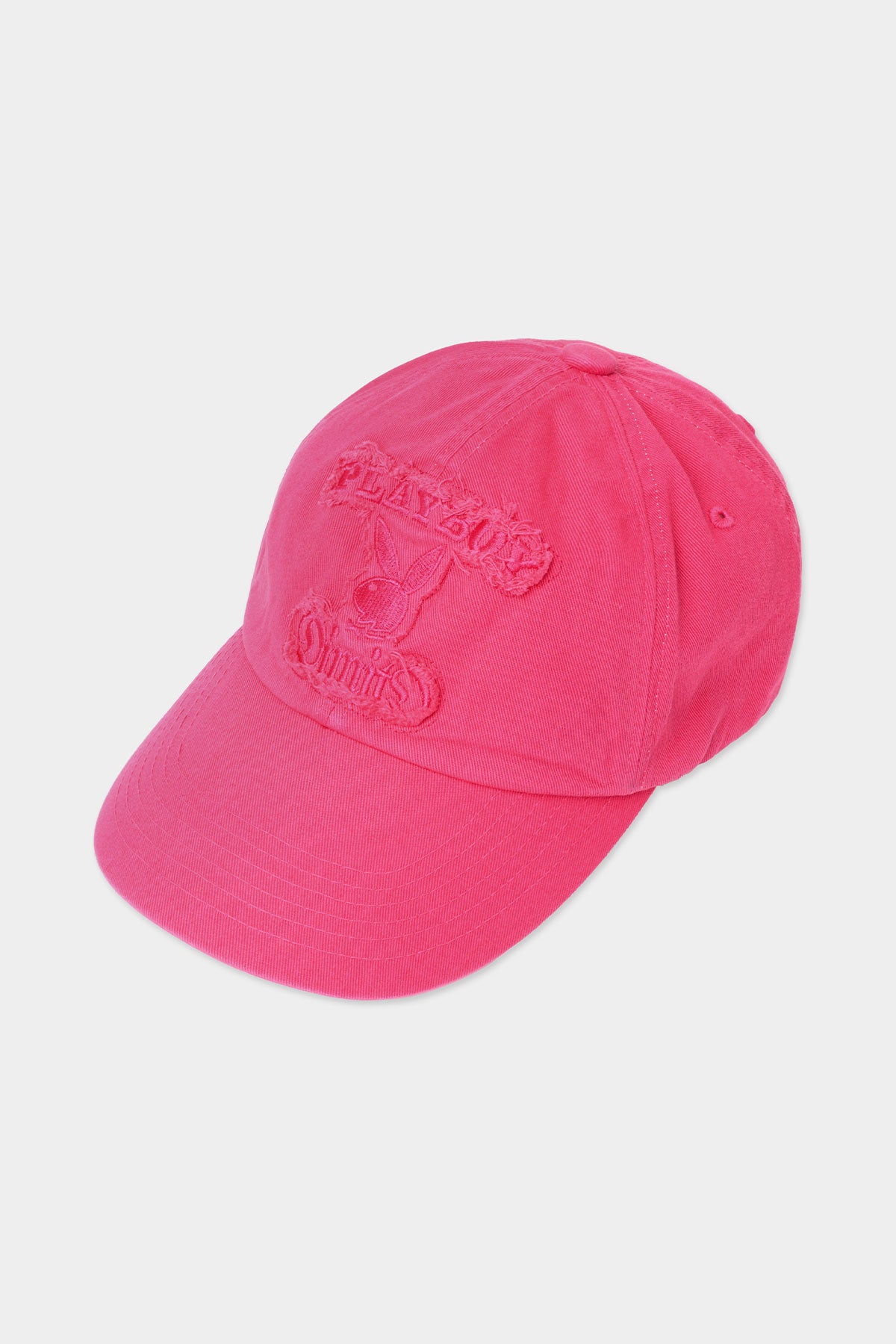 VERT ONE-SIZE [PLAYBOY x DIMITO] BUNNY 6PANEL CAP WASHED PINK