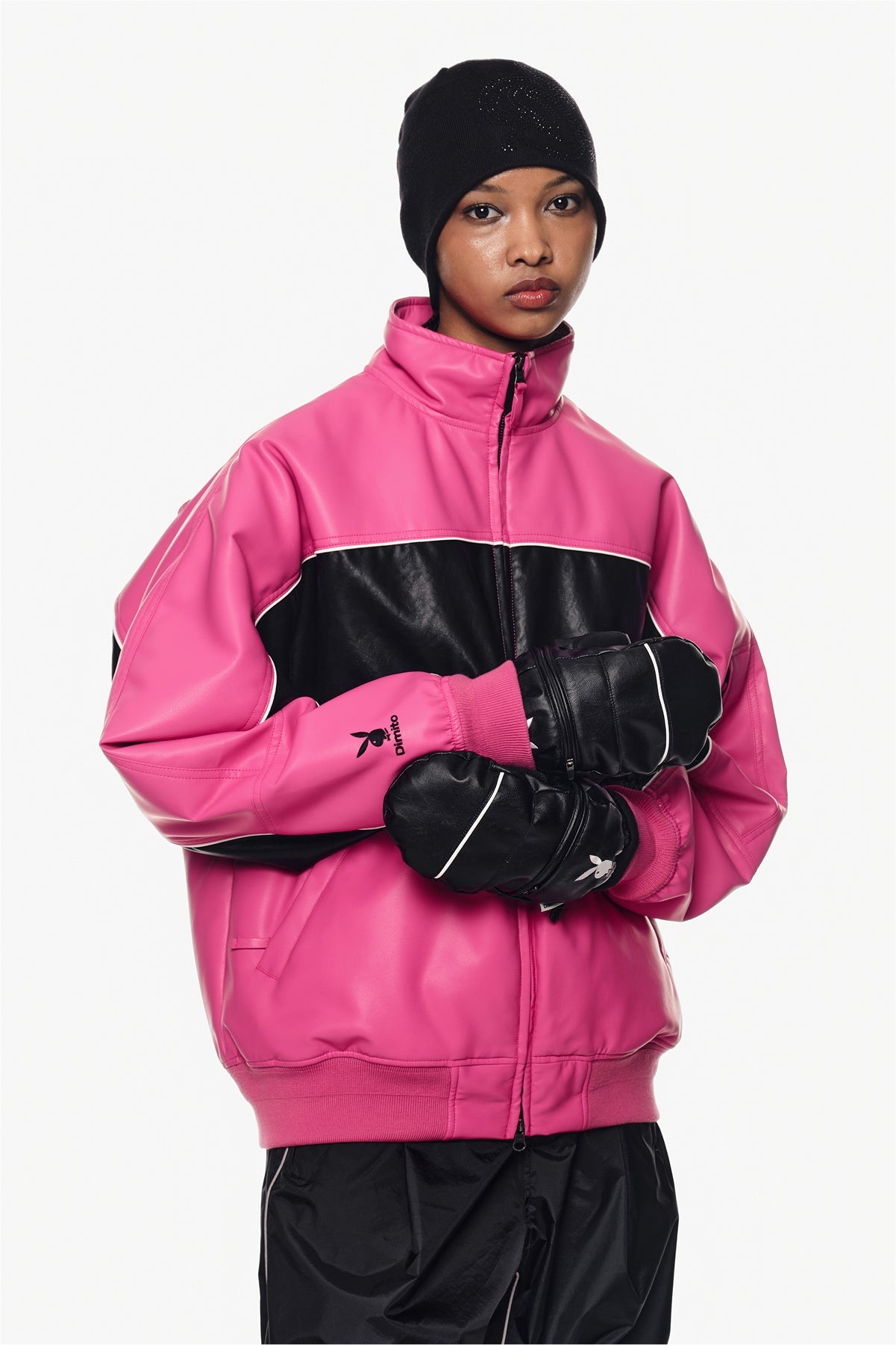 [INVITED] [PLAYBOY x DIMITO] CHARMSTONE BEANIE BLACK