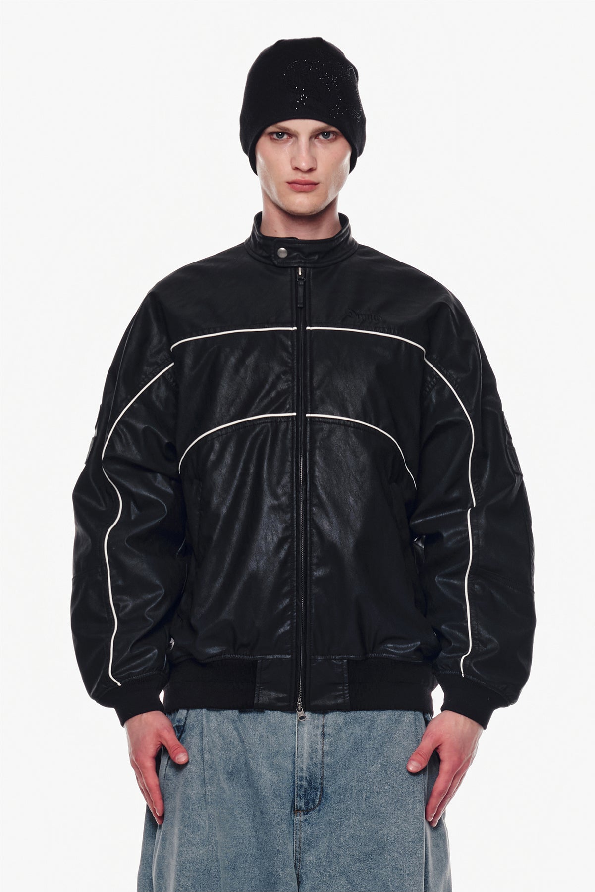 VERT ONE-SIZE [PLAYBOY x DIMITO] CHARMSTONE BEANIE BLACK