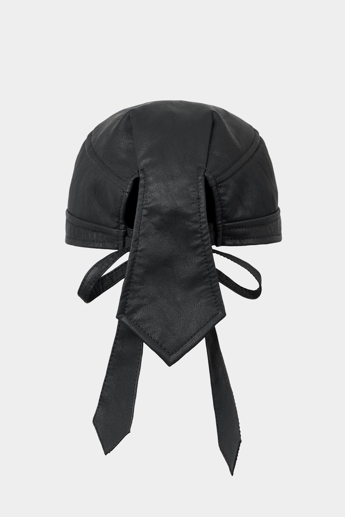 VERT ONE-SIZE [PLAYBOY x DIMITO] FAUX LEATHER HEADWRAP BLACK