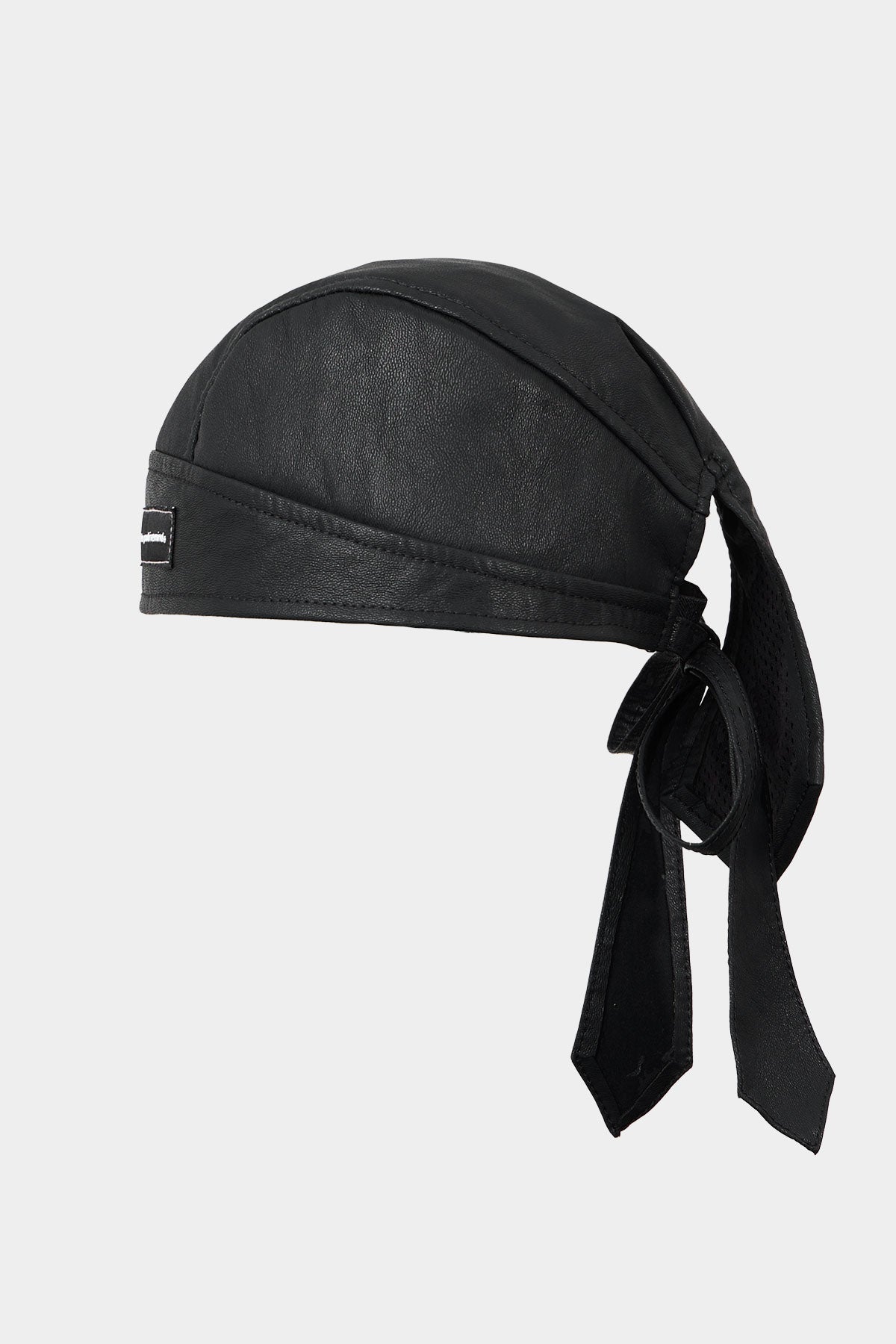 VERT ONE-SIZE [PLAYBOY x DIMITO] FAUX LEATHER HEADWRAP BLACK