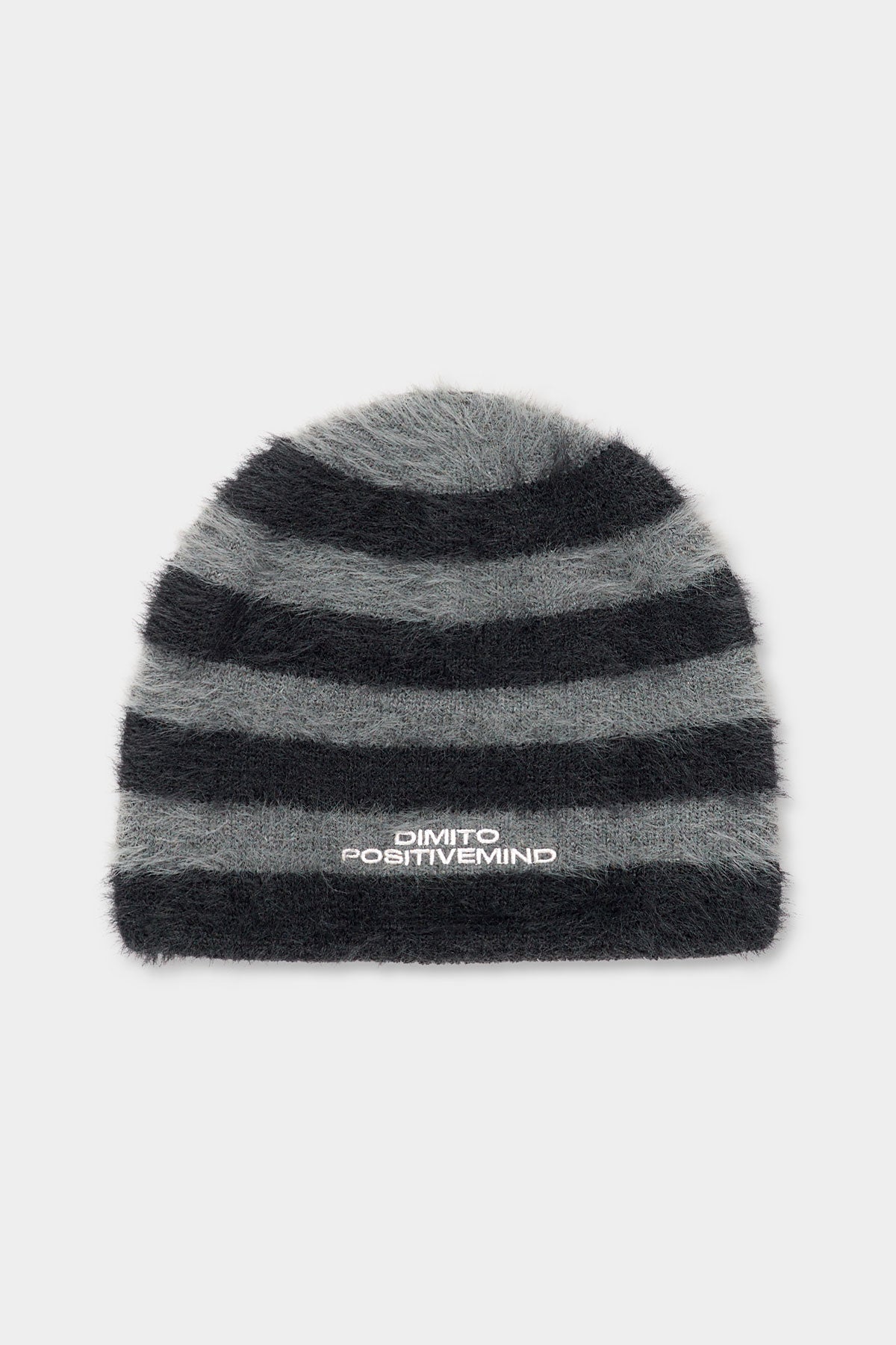 VERT ONE-SIZE [PLAYBOY x DIMITO] MOHAIR BEANIE STRIPE BLACK
