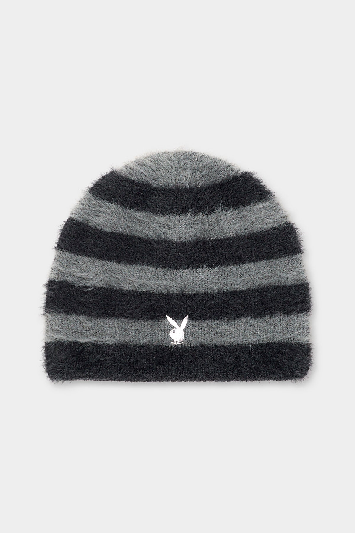 VERT ONE-SIZE [PLAYBOY x DIMITO] MOHAIR BEANIE STRIPE BLACK