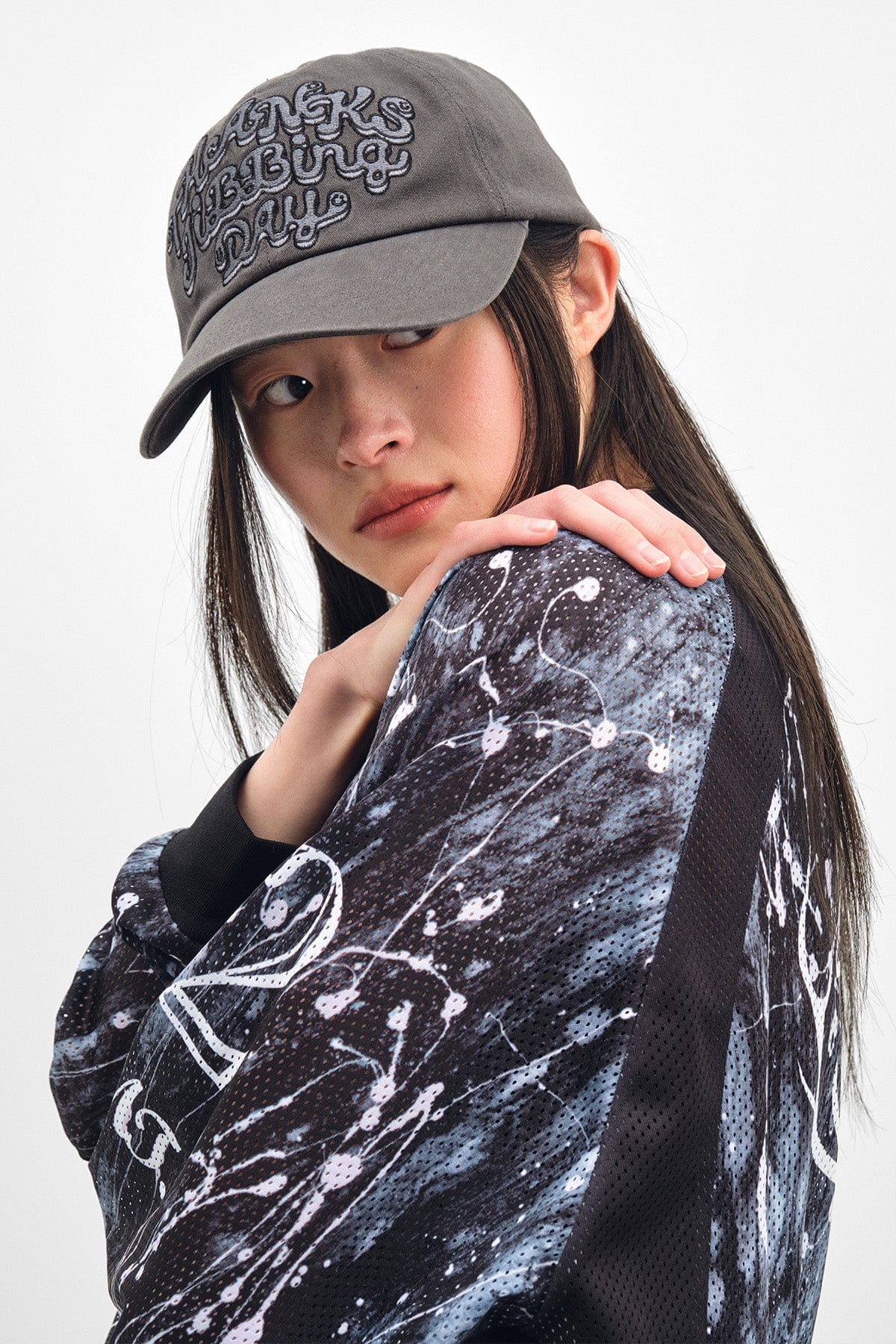 [INVITED] TJD COTTON 6PANEL CAP CHARCOAL
