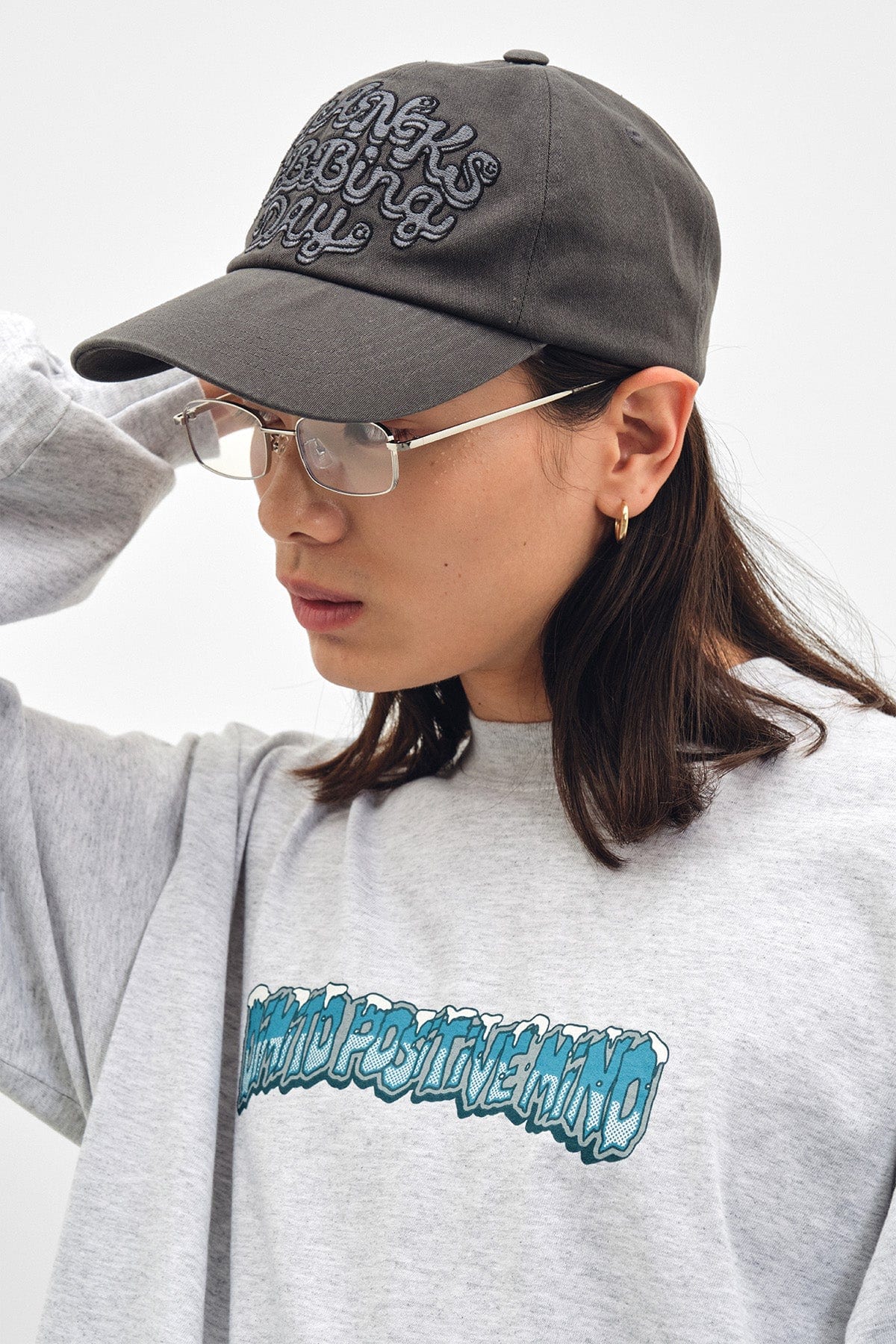 [INVITED] TJD COTTON 6PANEL CAP CHARCOAL