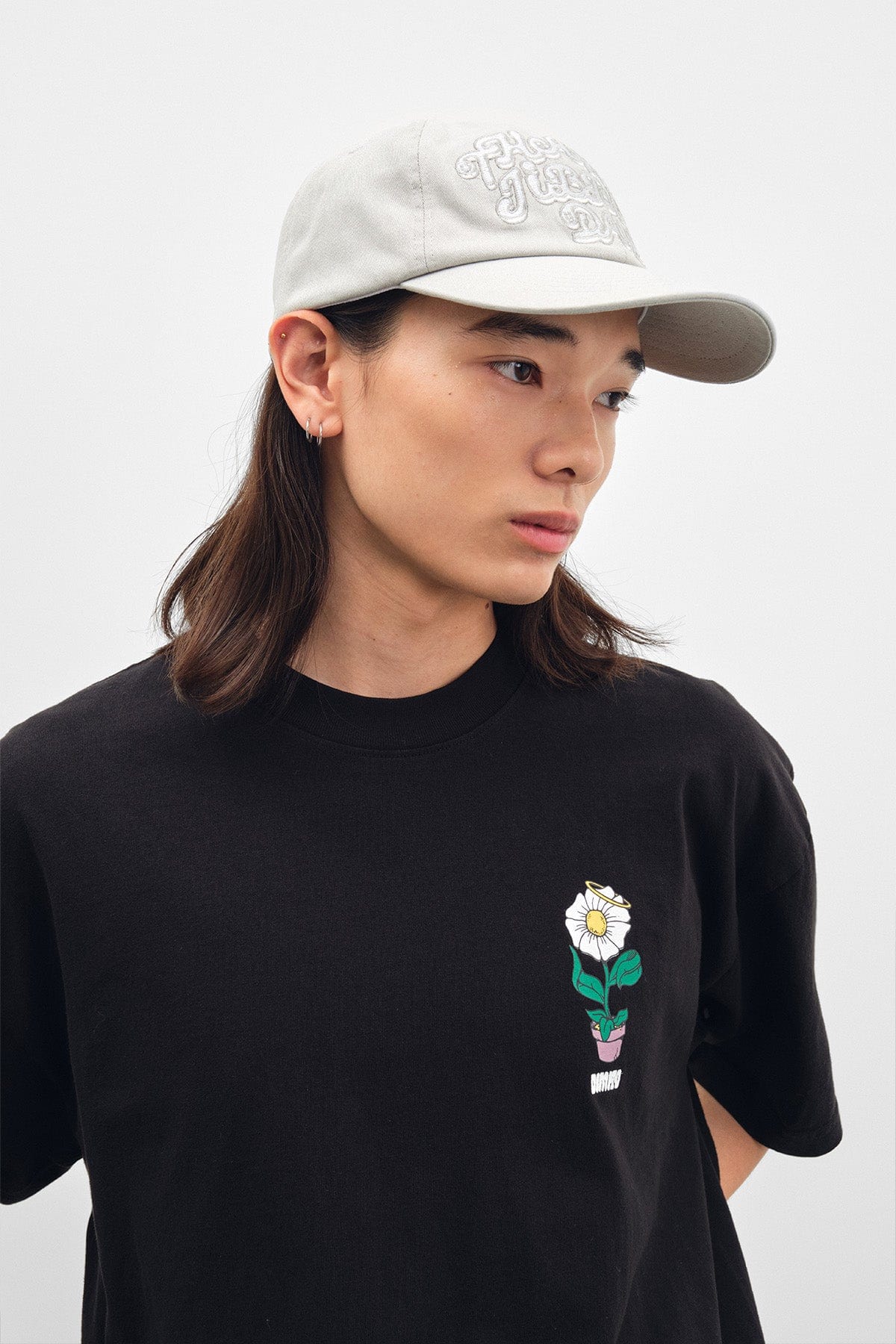 [INVITED] TJD COTTON 6PANEL CAP WARM GREY