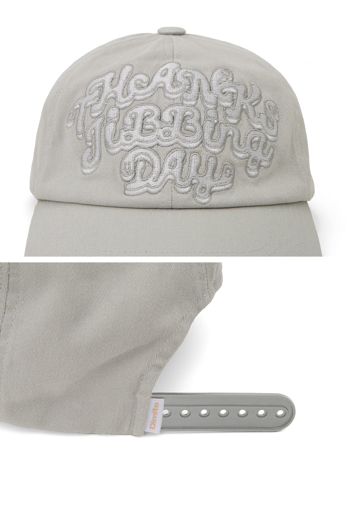 [INVITED] TJD COTTON 6PANEL CAP WARM GREY