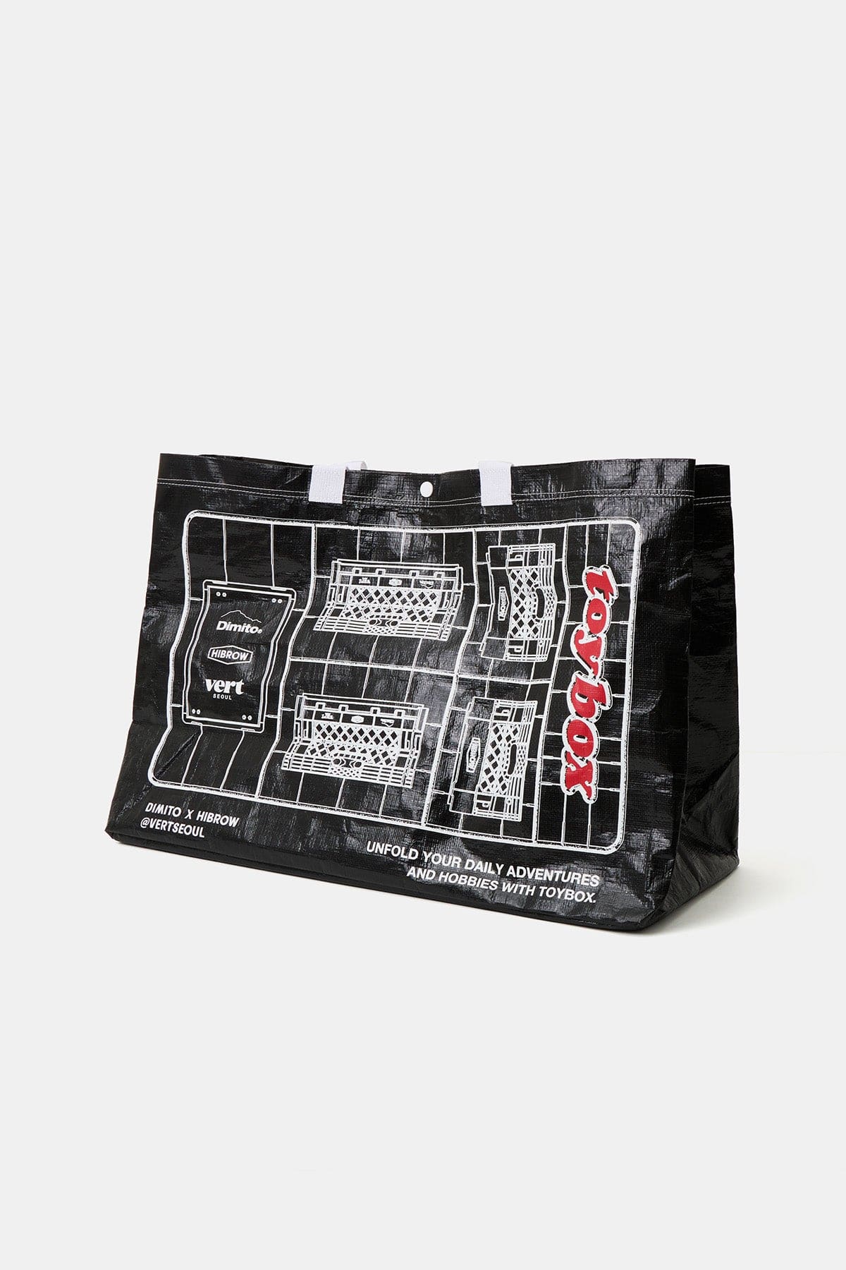 [INVITED] TOYBOX (DIMITO x HIBROW) SHOPPER BAG BLACK