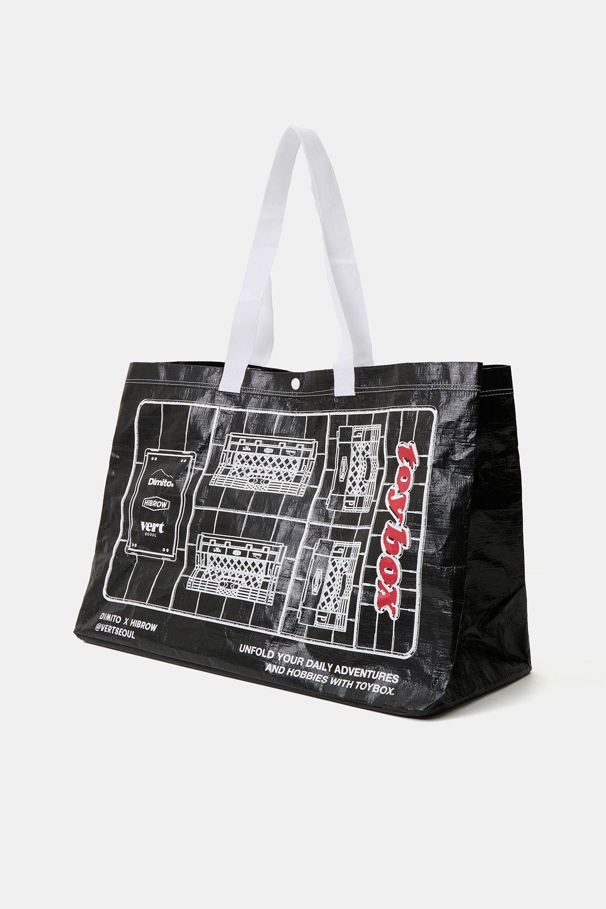 [INVITED] TOYBOX (DIMITO x HIBROW) SHOPPER BAG BLACK
