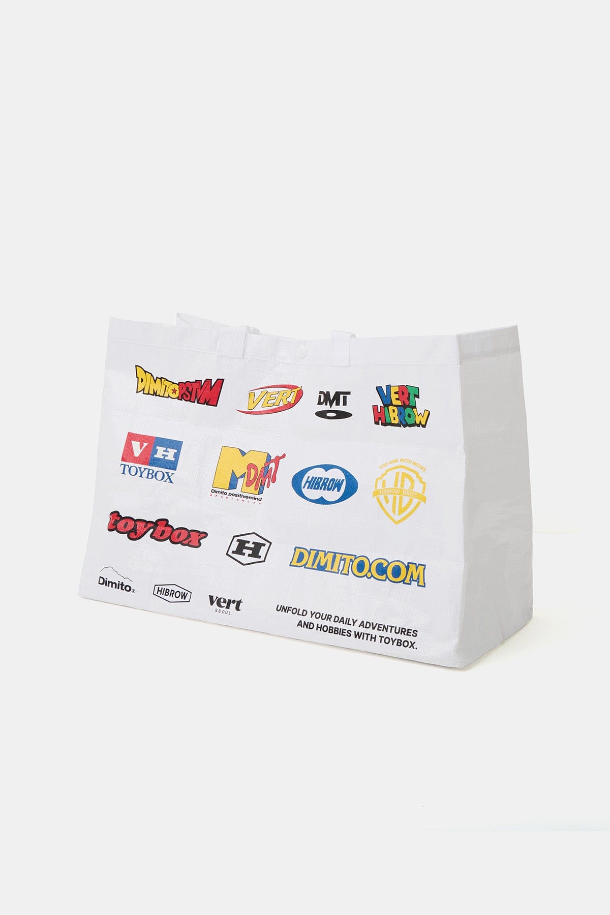 [INVITED] TOYBOX (DIMITO x HIBROW) SHOPPER BAG WHITE