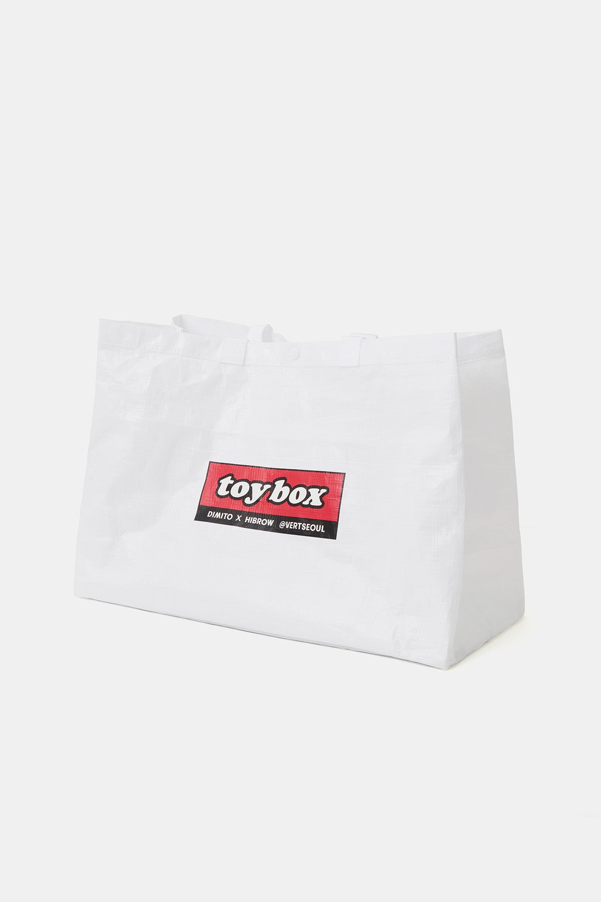 [INVITED] TOYBOX (DIMITO x HIBROW) SHOPPER BAG WHITE