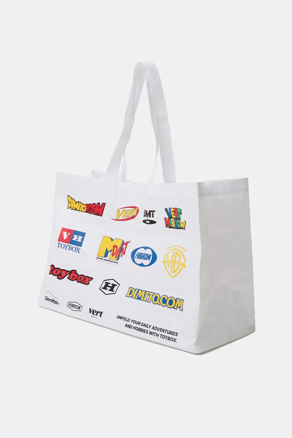 [INVITED] TOYBOX (DIMITO x HIBROW) SHOPPER BAG WHITE