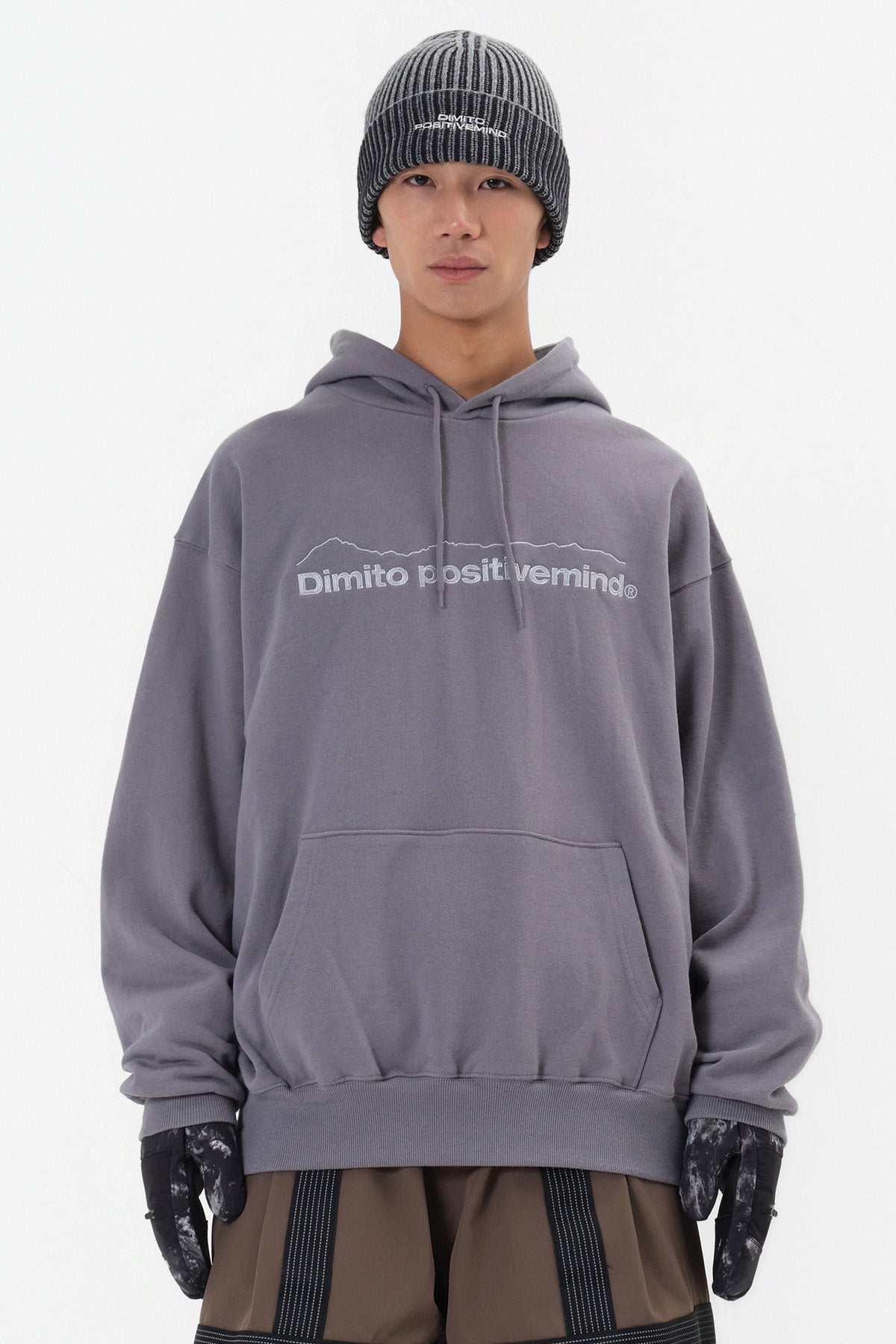 VERT ONE-SIZE TWOTONE MIXED BEANIE BLACK