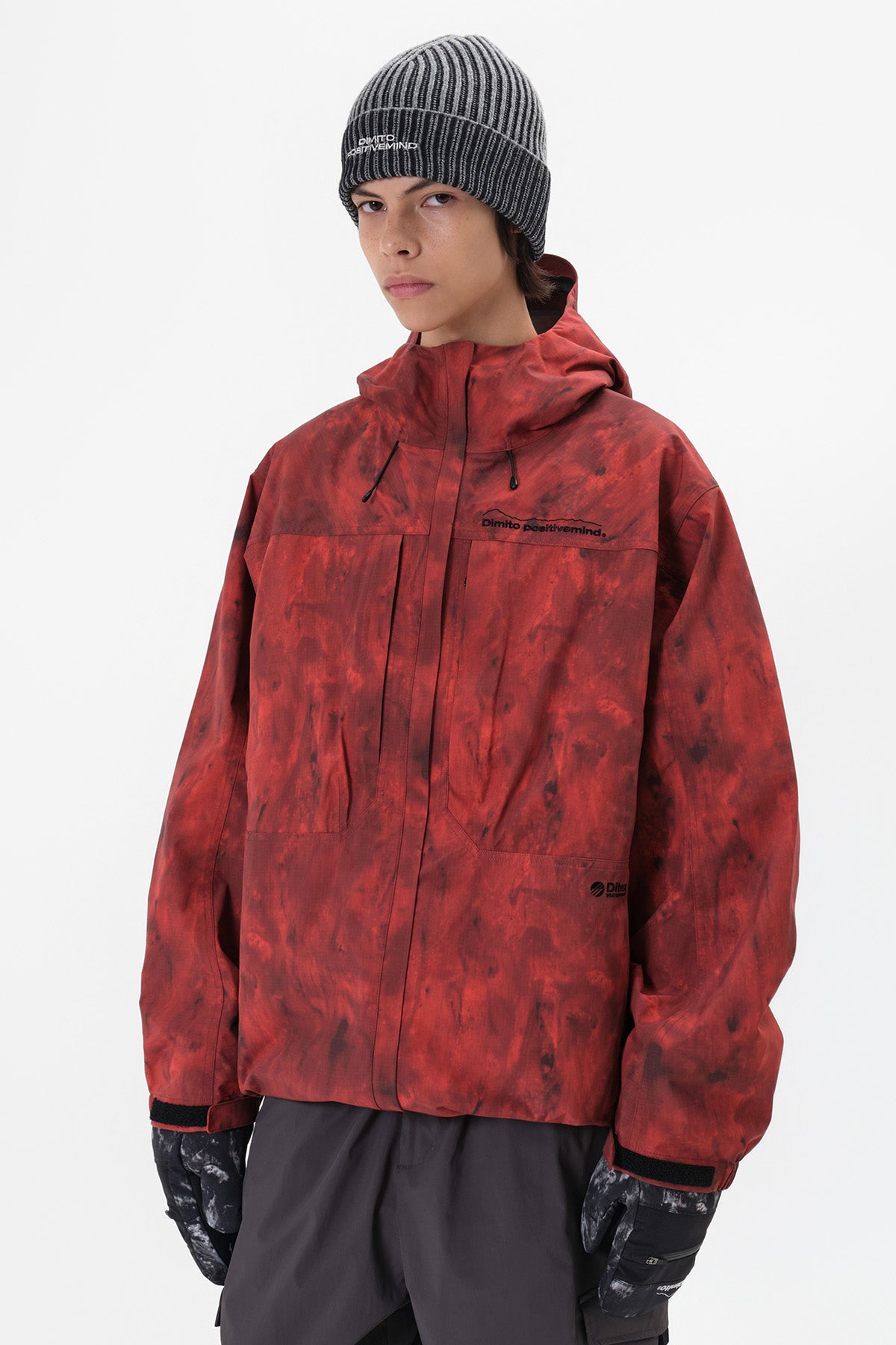 VERT ONE-SIZE TWOTONE MIXED BEANIE BLACK