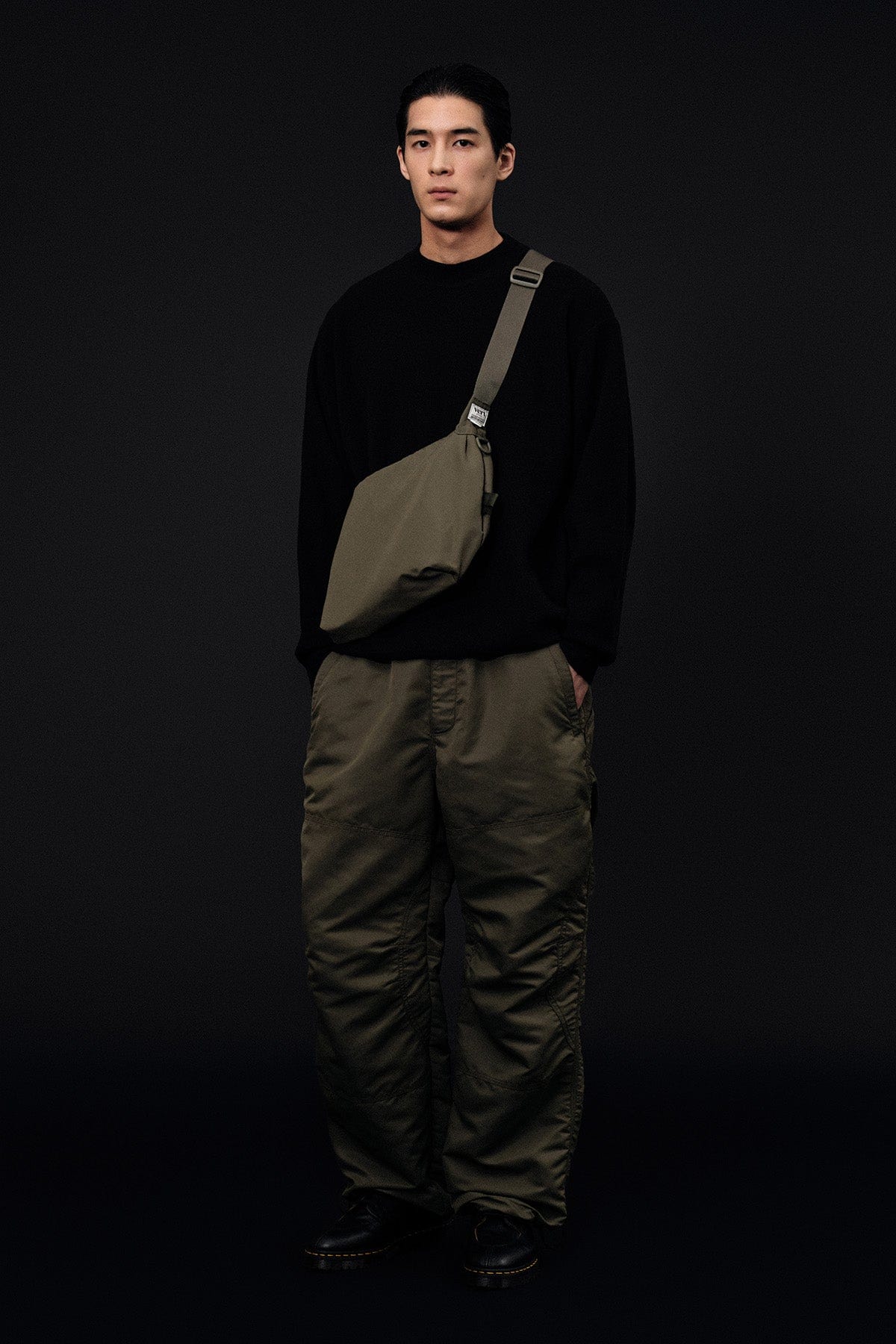[INVITED] VERT SEOUL PENNY CROSS BAG KHAKI