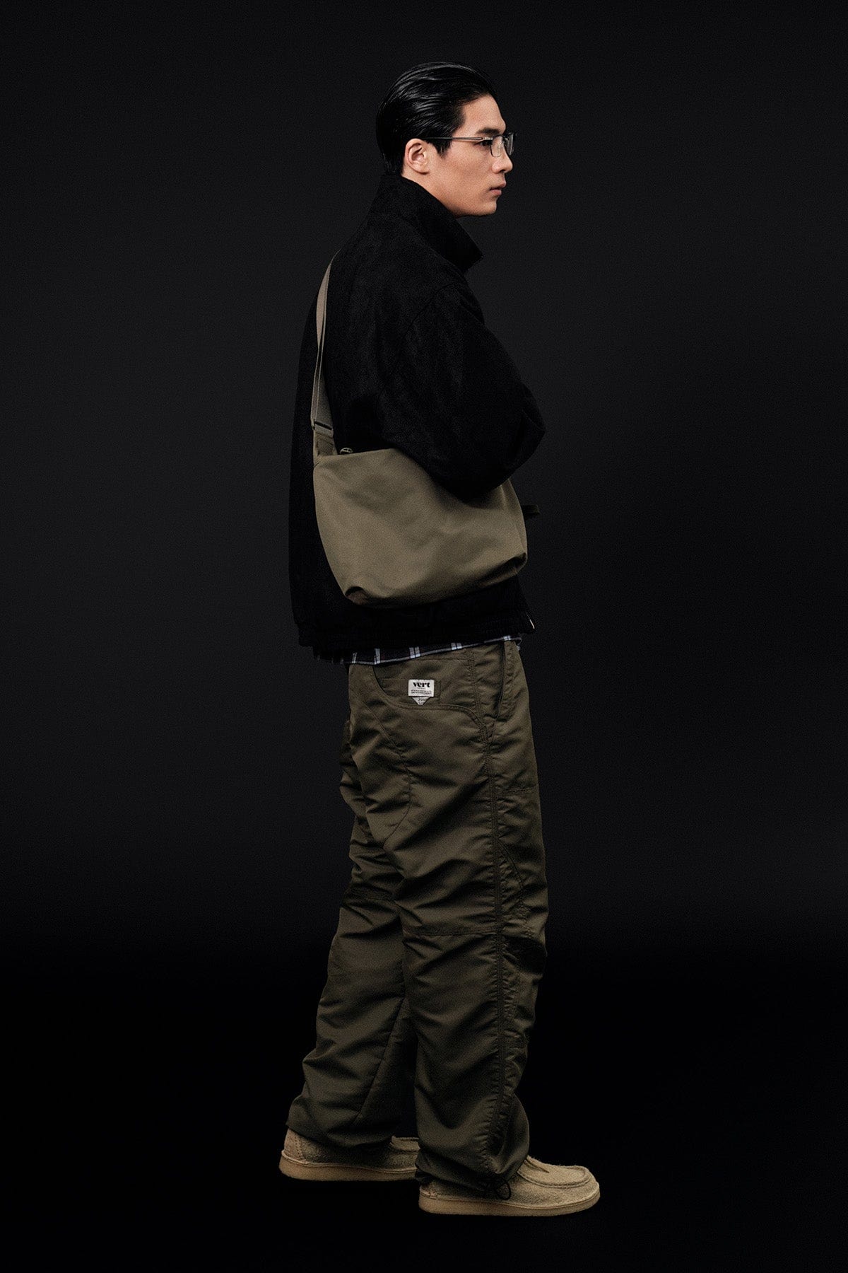 [INVITED] VERT SEOUL PENNY CROSS BAG KHAKI
