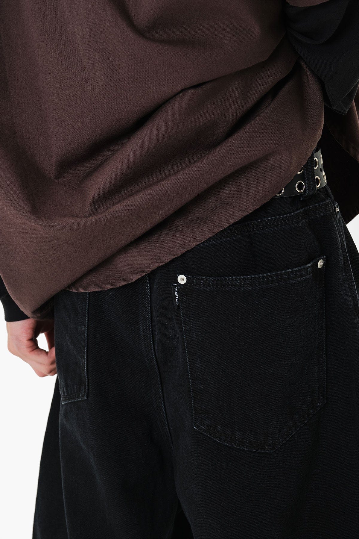 [INVITED] ORIGINALS DENIM SHORTS (LOOSE FIT) BLACK
