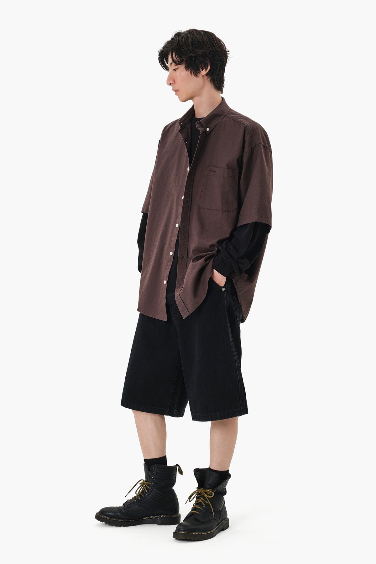 [INVITED] ORIGINALS DENIM SHORTS (LOOSE FIT) BLACK