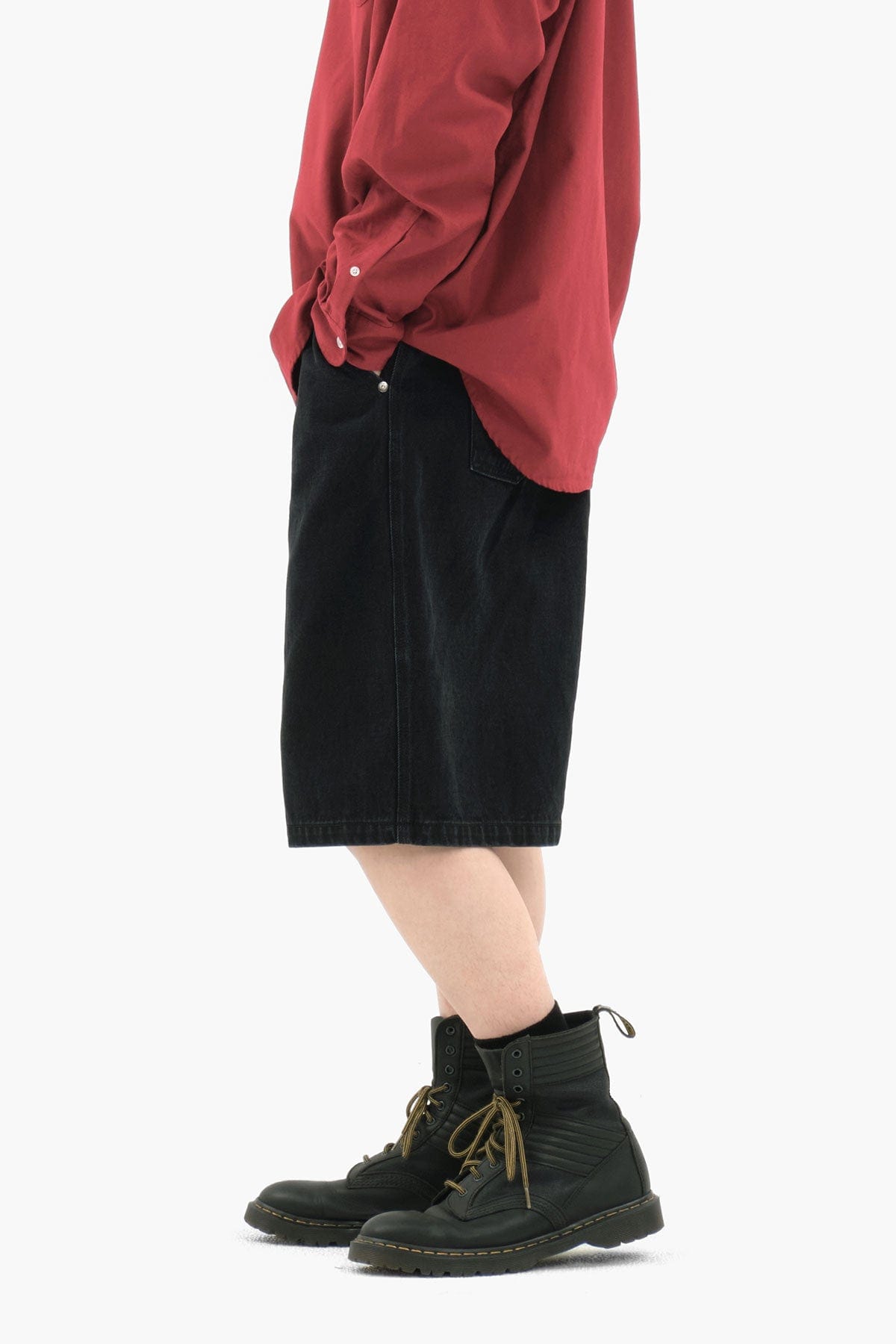 [INVITED] ORIGINALS DENIM SHORTS (LOOSE FIT) BLACK