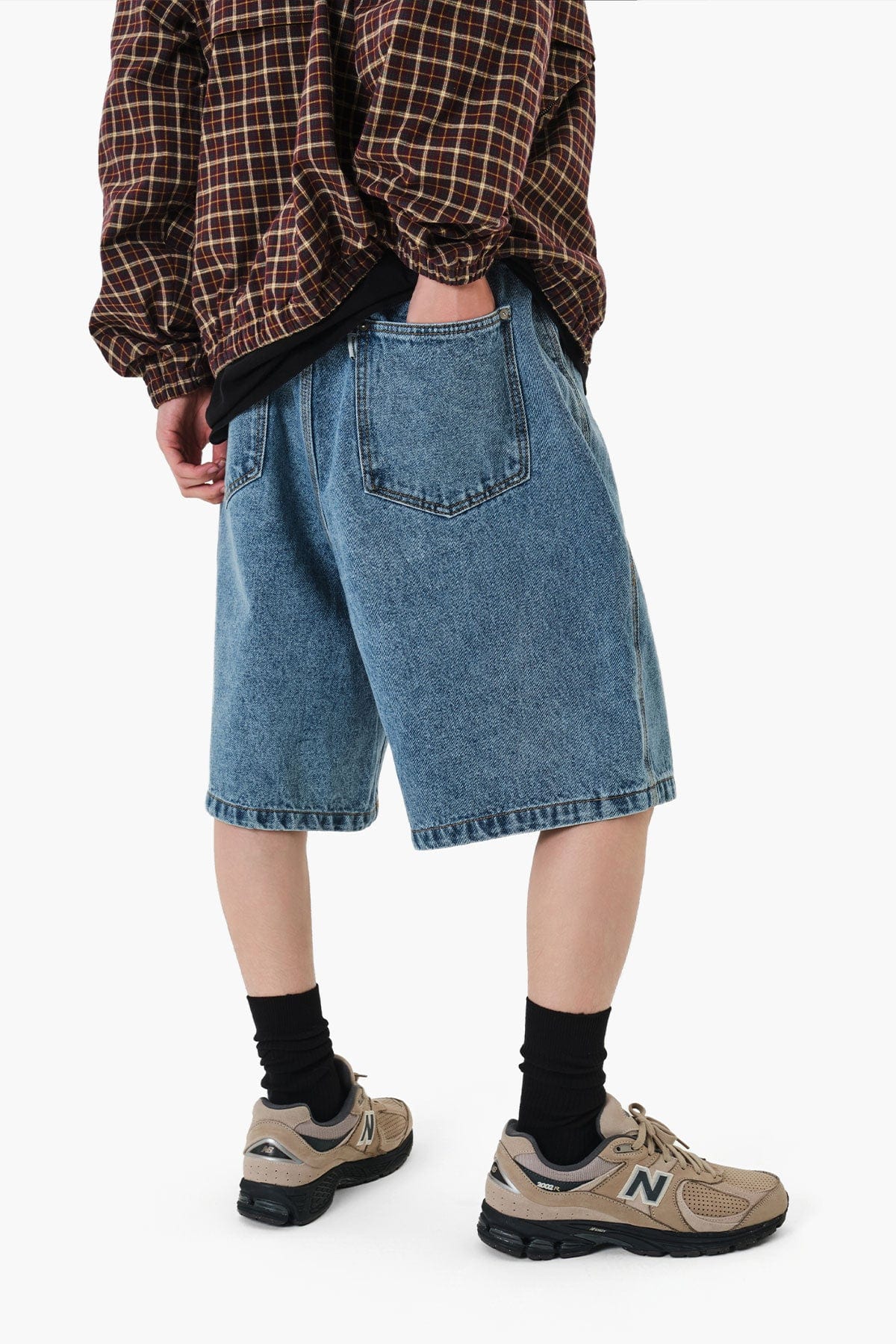 [INVITED] ORIGINALS DENIM SHORTS (LOOSE FIT) BLUE