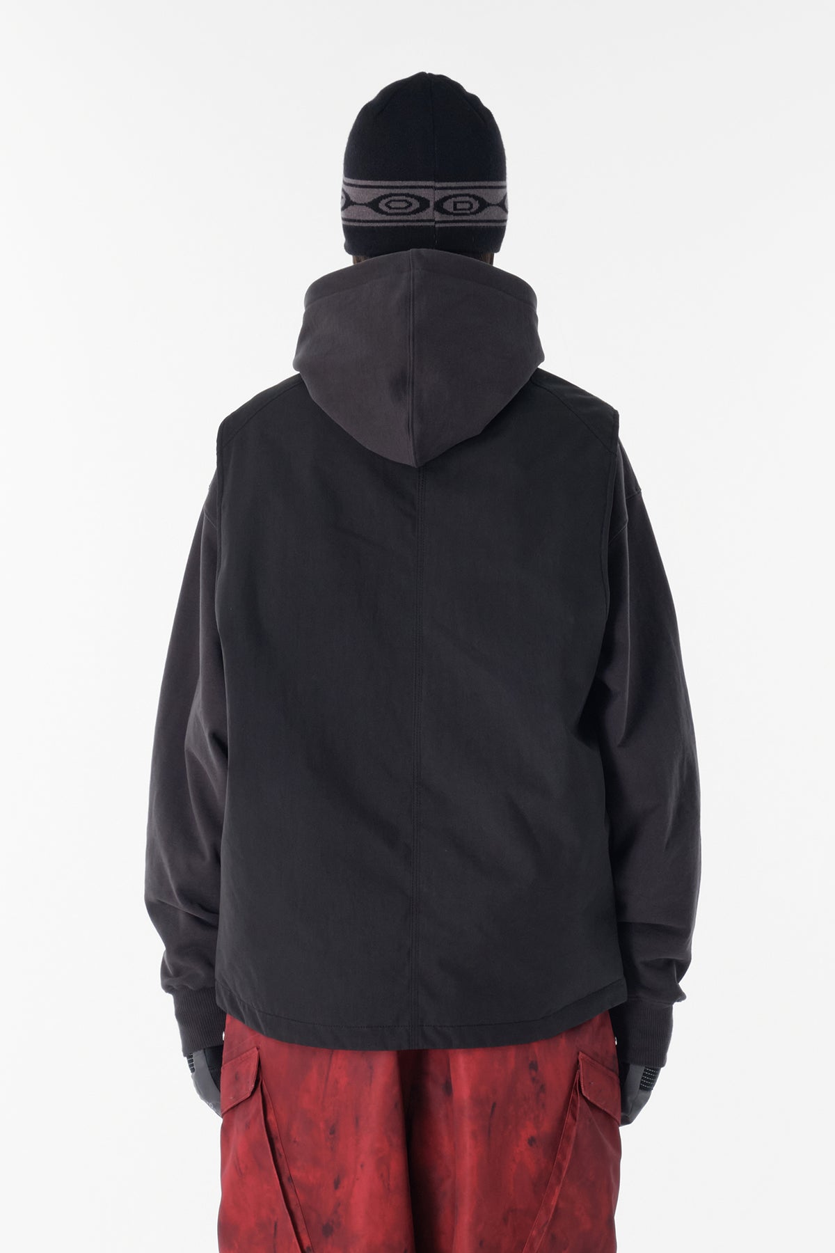 VERT OVER VEST FADE BLACK