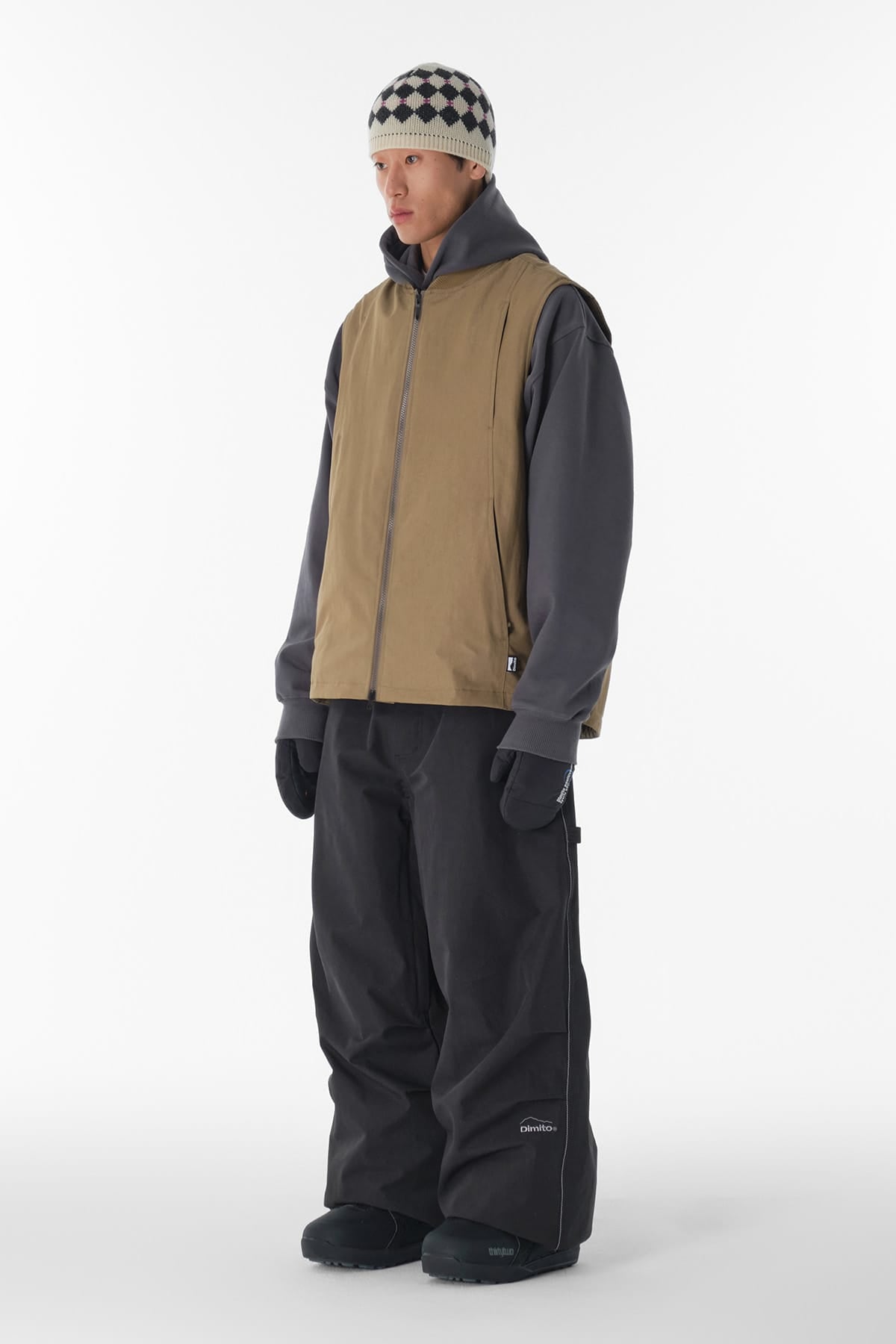 [PROMO] OVER VEST FADE WALNUT