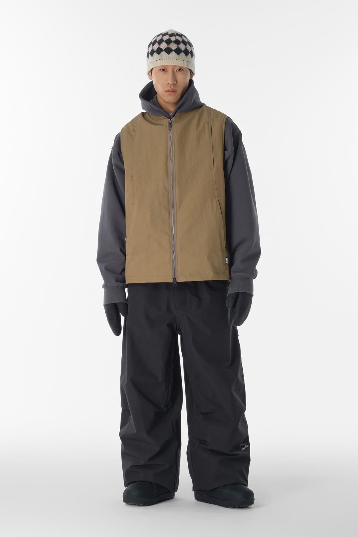 [PROMO] OVER VEST FADE WALNUT