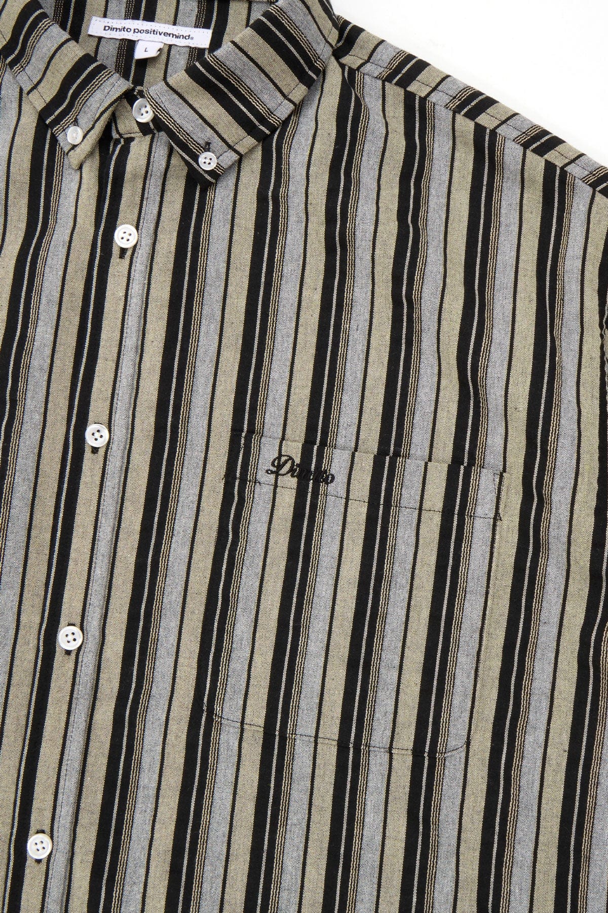 VERT OXFORD S/S SHIRT MULTI STRIPE