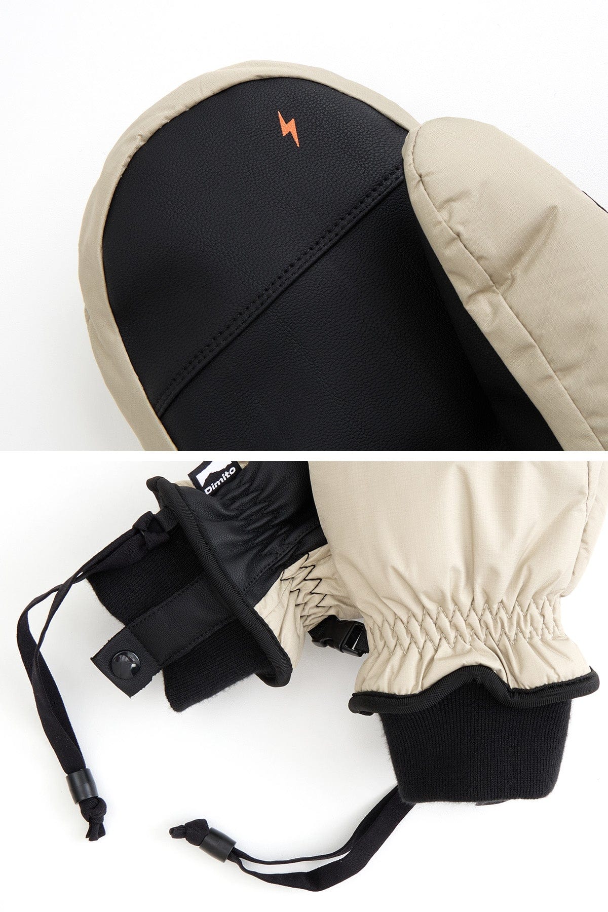 [INVITED] PEACE DP MITTEN DEEP IVORY
