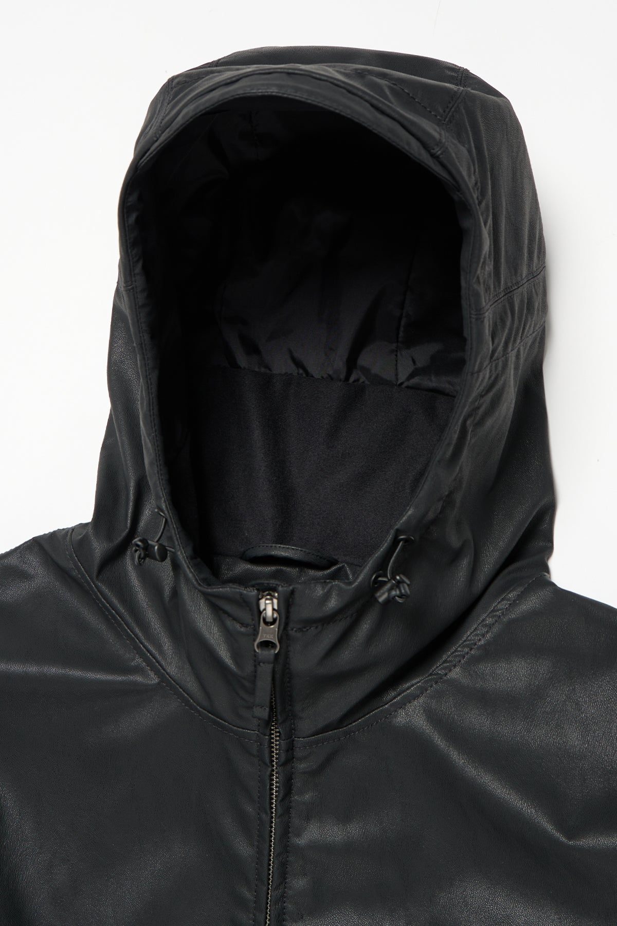 VERT [PLAYBOY x DIMITO] BUNNY FAUX LEATHER JACKET BLACK