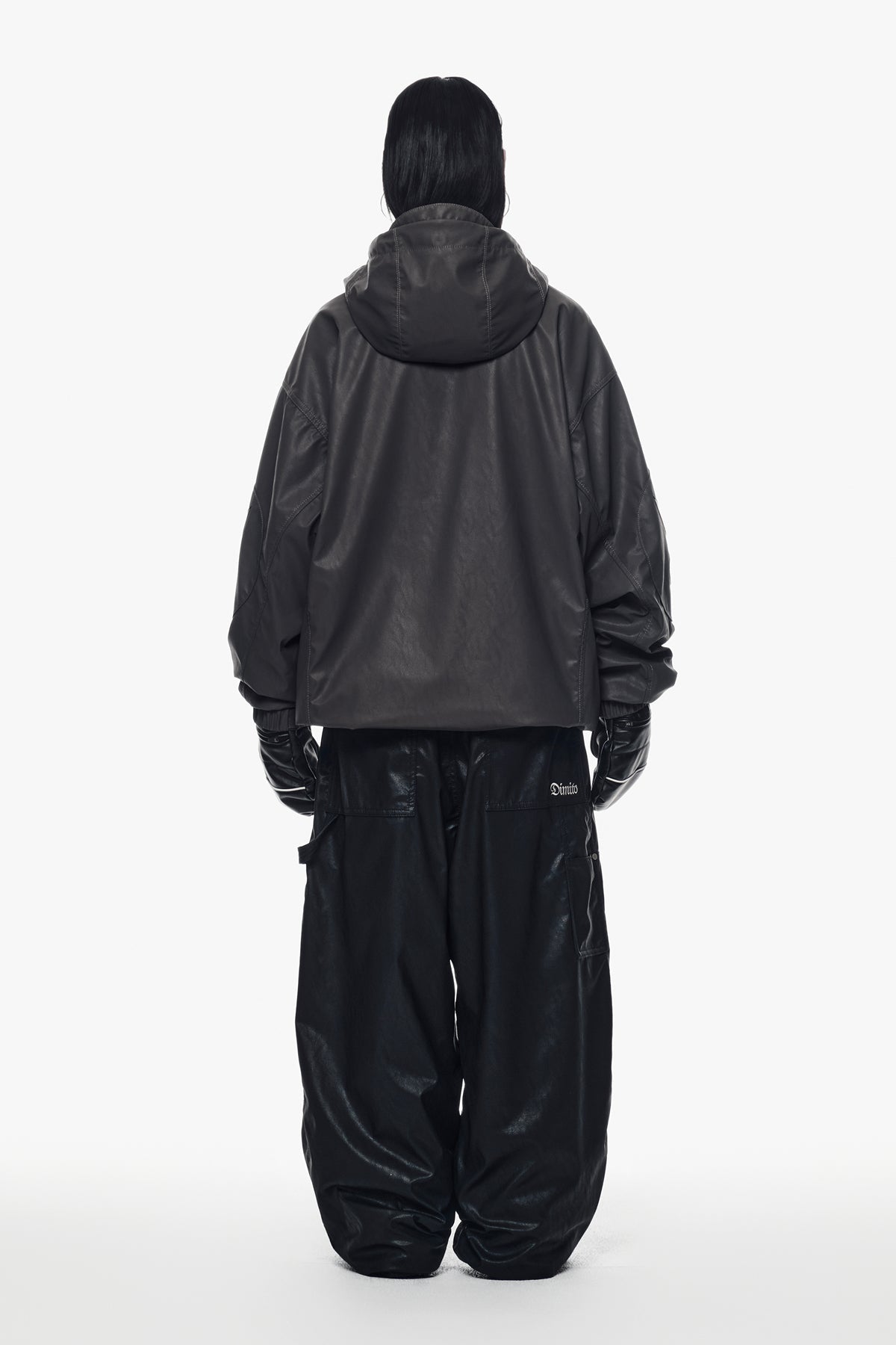 [INVITED] [PLAYBOY x DIMITO] BUNNY FAUX LEATHER JACKET RABBIT
