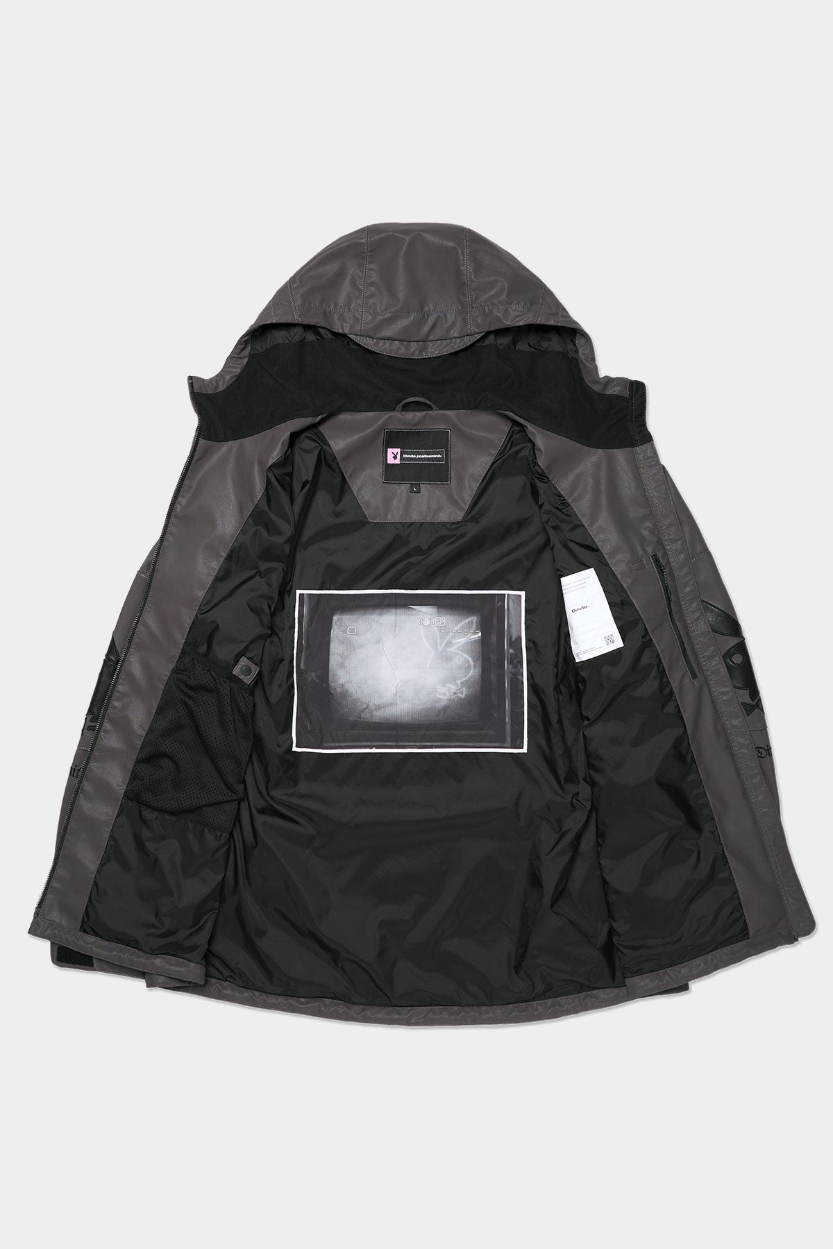 VERT [PLAYBOY x DIMITO] BUNNY FAUX LEATHER JACKET RABBIT