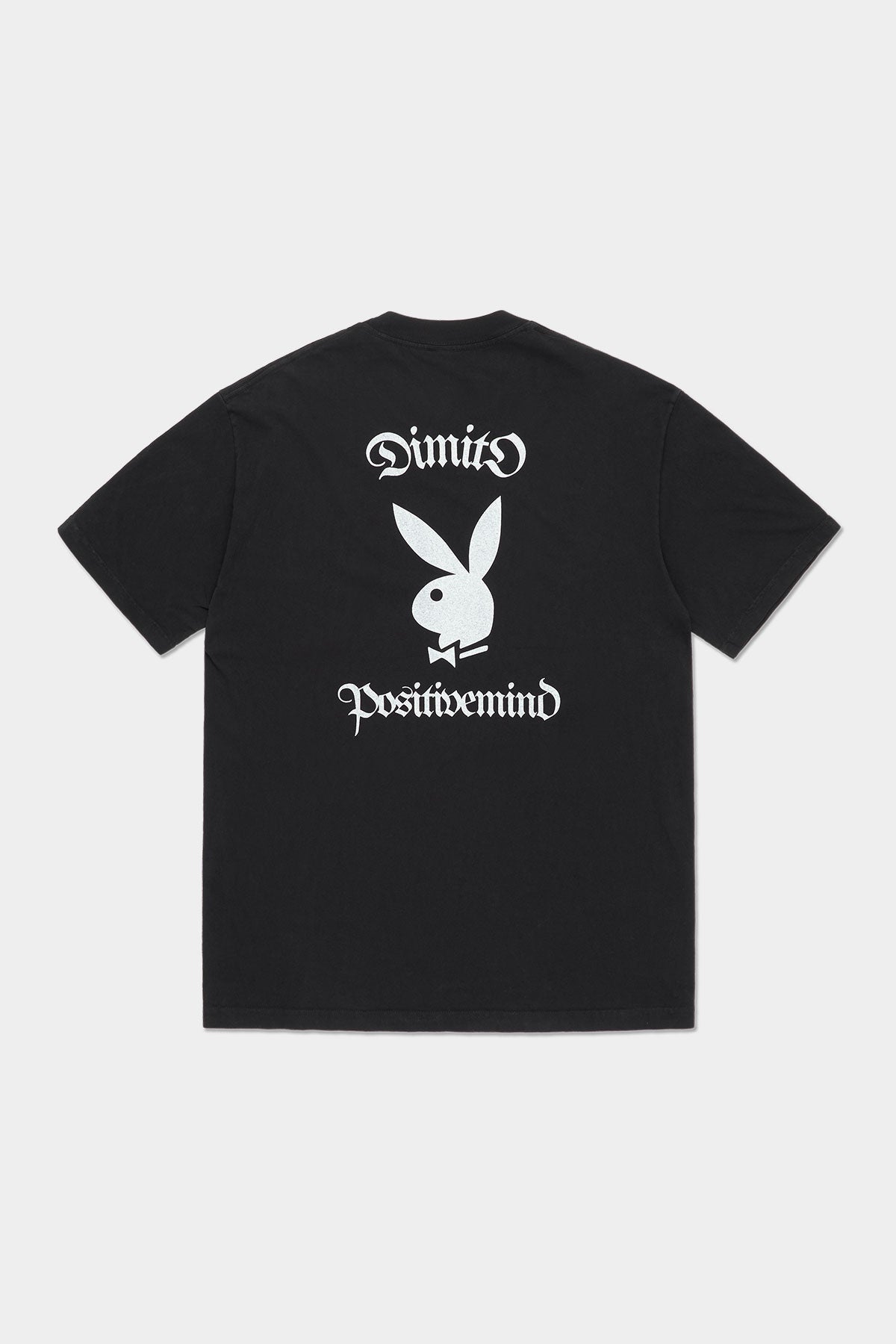 VERT [PLAYBOY x DIMITO] BUNNY GRAPHIC SSV GD 6.5OZ TEE BLACK