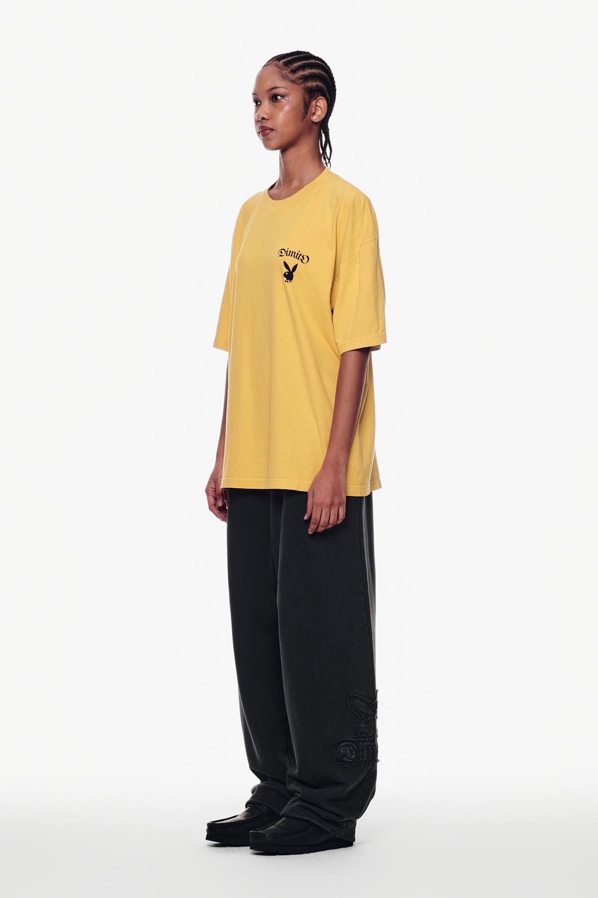 VERT [PLAYBOY x DIMITO] BUNNY GRAPHIC SSV GD 6.5OZ TEE SPECTRA YELLOW