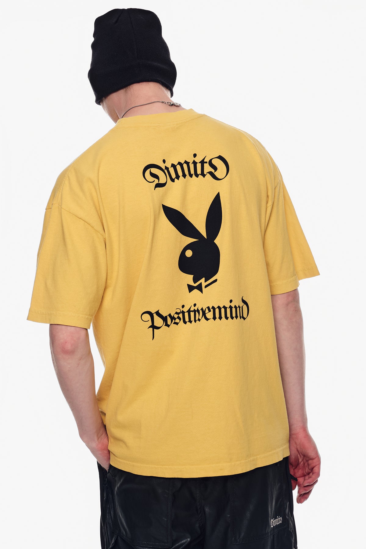 VERT [PLAYBOY x DIMITO] BUNNY GRAPHIC SSV GD 6.5OZ TEE SPECTRA YELLOW