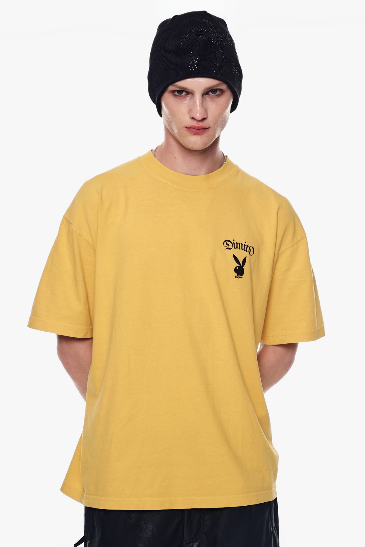 [PROMO] [PLAYBOY x DIMITO] BUNNY GRAPHIC SSV GD 6.5OZ TEE SPECTRA YELLOW