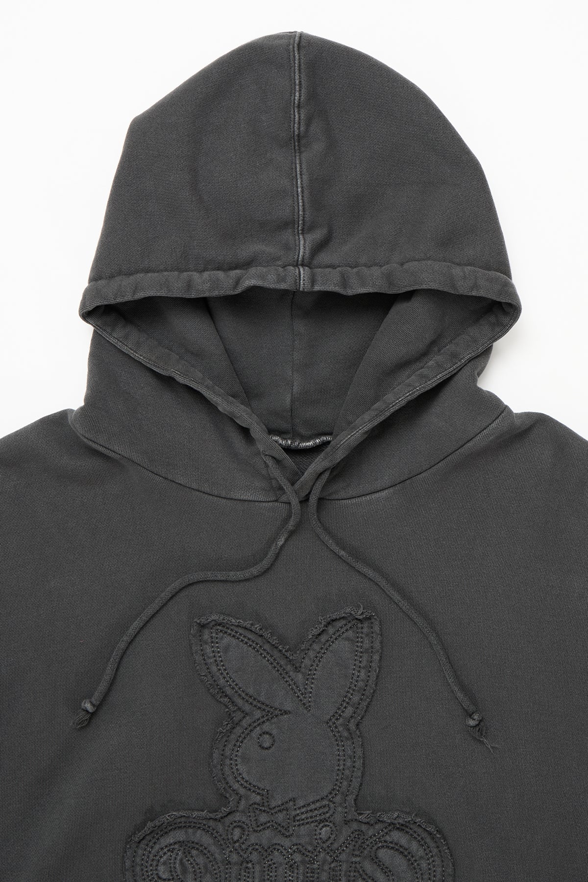 VERT [PLAYBOY x DIMITO] BUNNY HOODIE WASHED BLACK