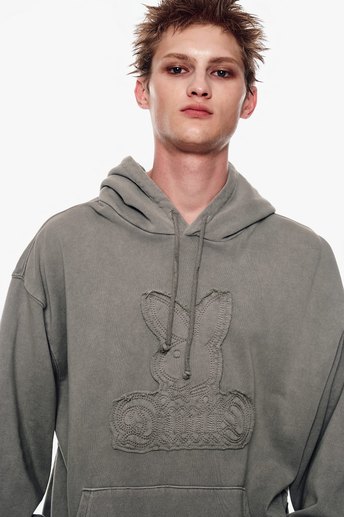 [INVITED] [PLAYBOY x DIMITO] BUNNY HOODIE WASHED GREY