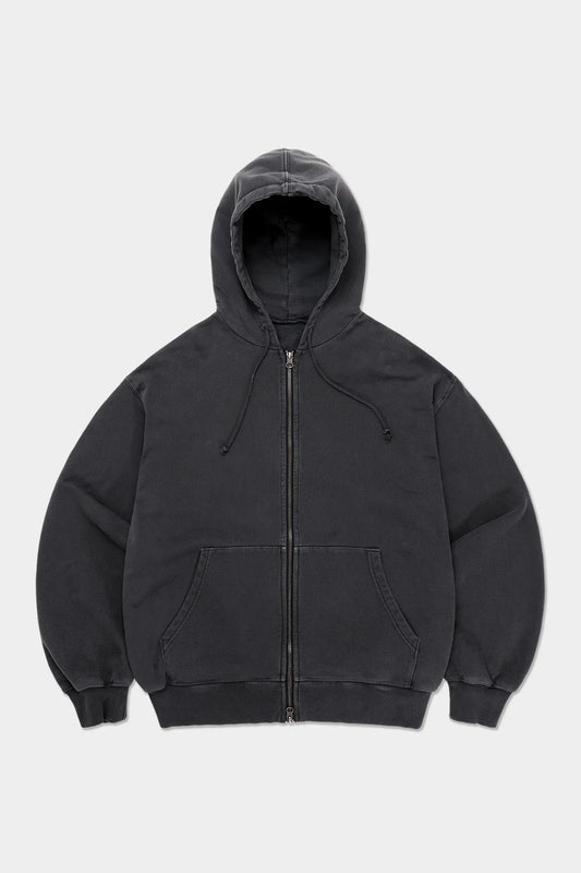 VERT [PLAYBOY x DIMITO] BUNNY ZIP HOODIE WASHED BLACK