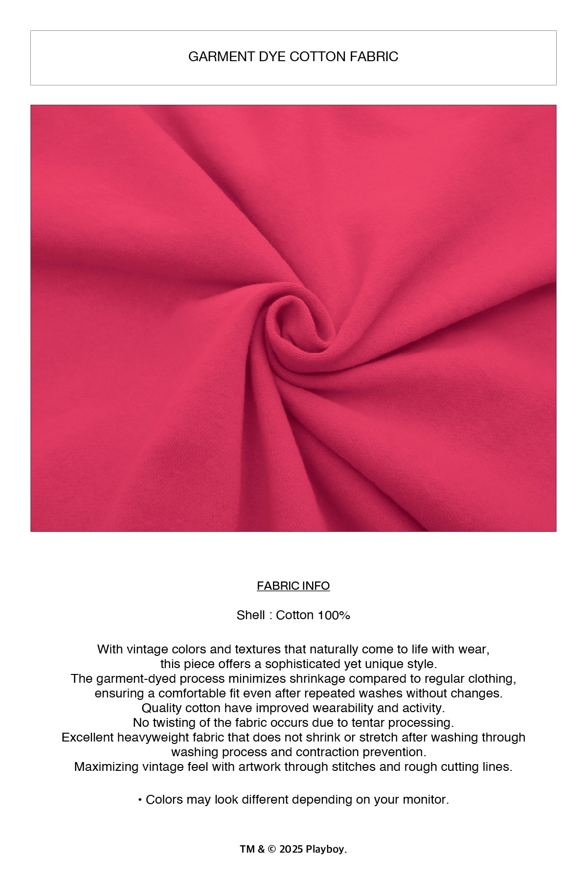 VERT [PLAYBOY x DIMITO] BUNNY ZIP HOODIE WASHED PINK