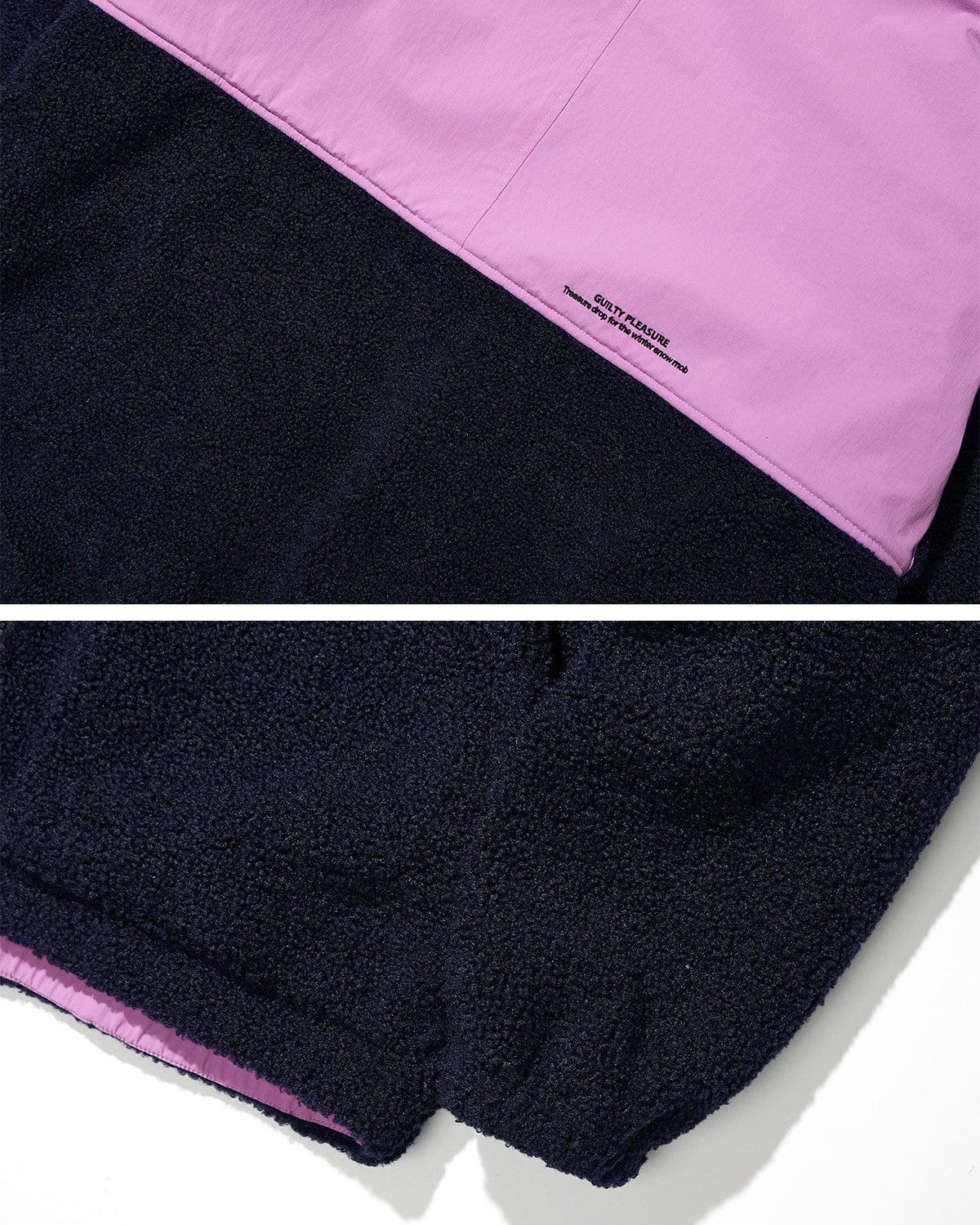 [INVITED] (PLAYBOY X DIMITO) FLEECE JACKET NAVY