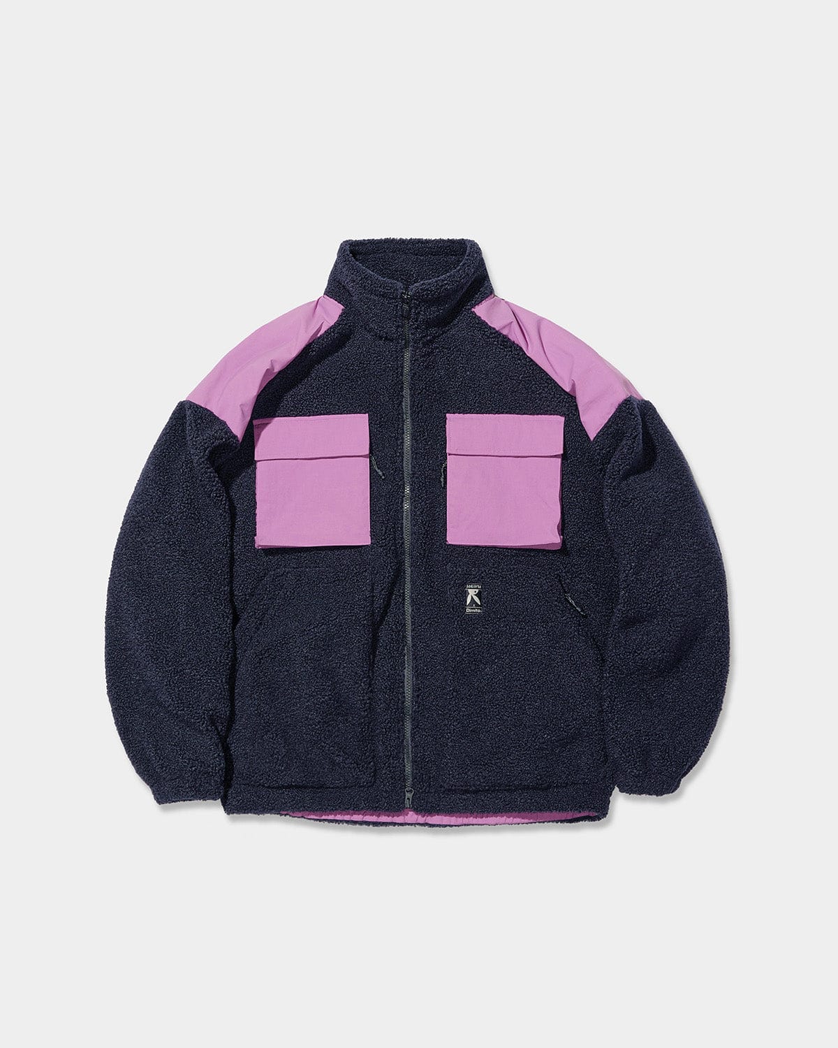 [INVITED] (PLAYBOY X DIMITO) FLEECE JACKET NAVY