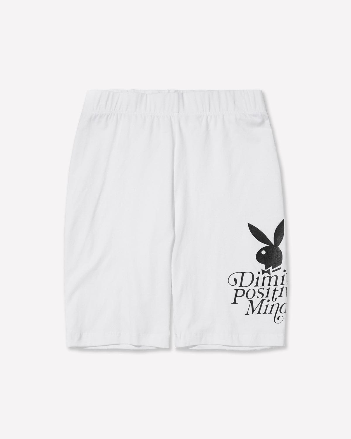 [PROMO] (PLAYBOY X DIMITO) SPANDEX BIKER SHORT WHITE