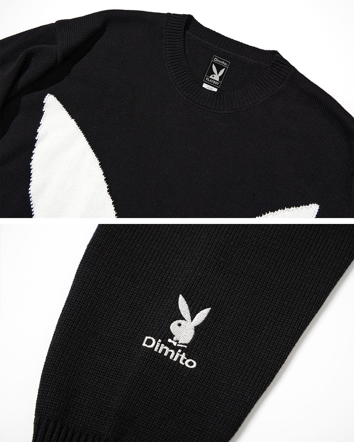 [INVITED] (PLAYBOY X DIMITO) SWEATER BLACK