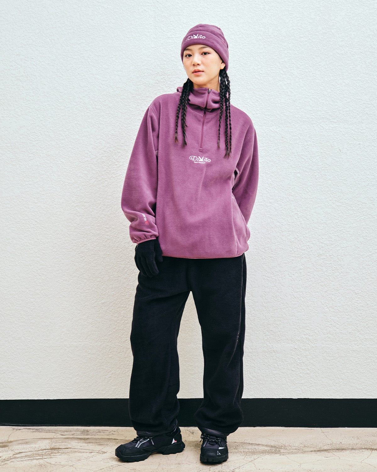 POLARTEC (PLAYBOY X DIMITO) FLEECE PANTS BLACK – DIMITO