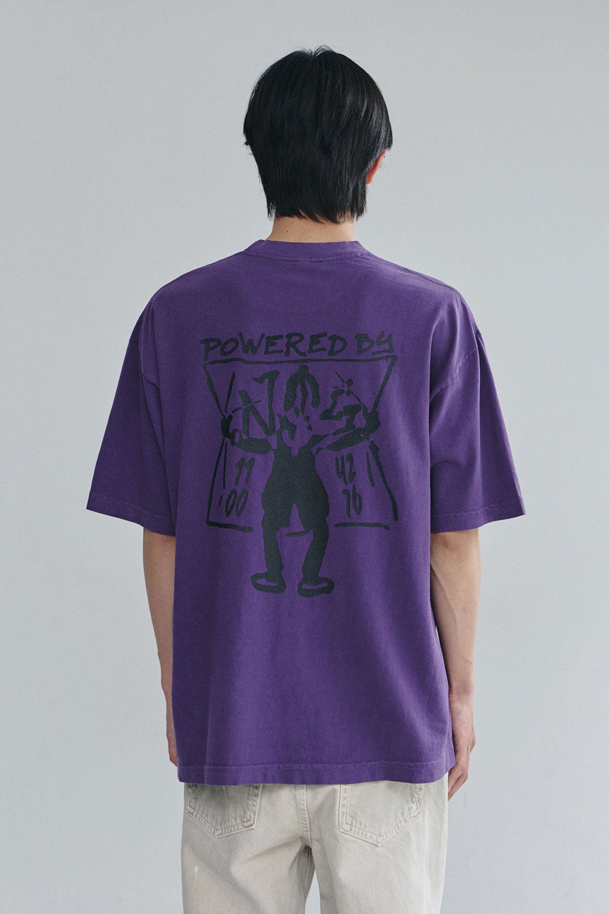 VERT POWERED BY NSS SSV GD 6.5OZ TEE PURPLE (Available on 26.05.07)