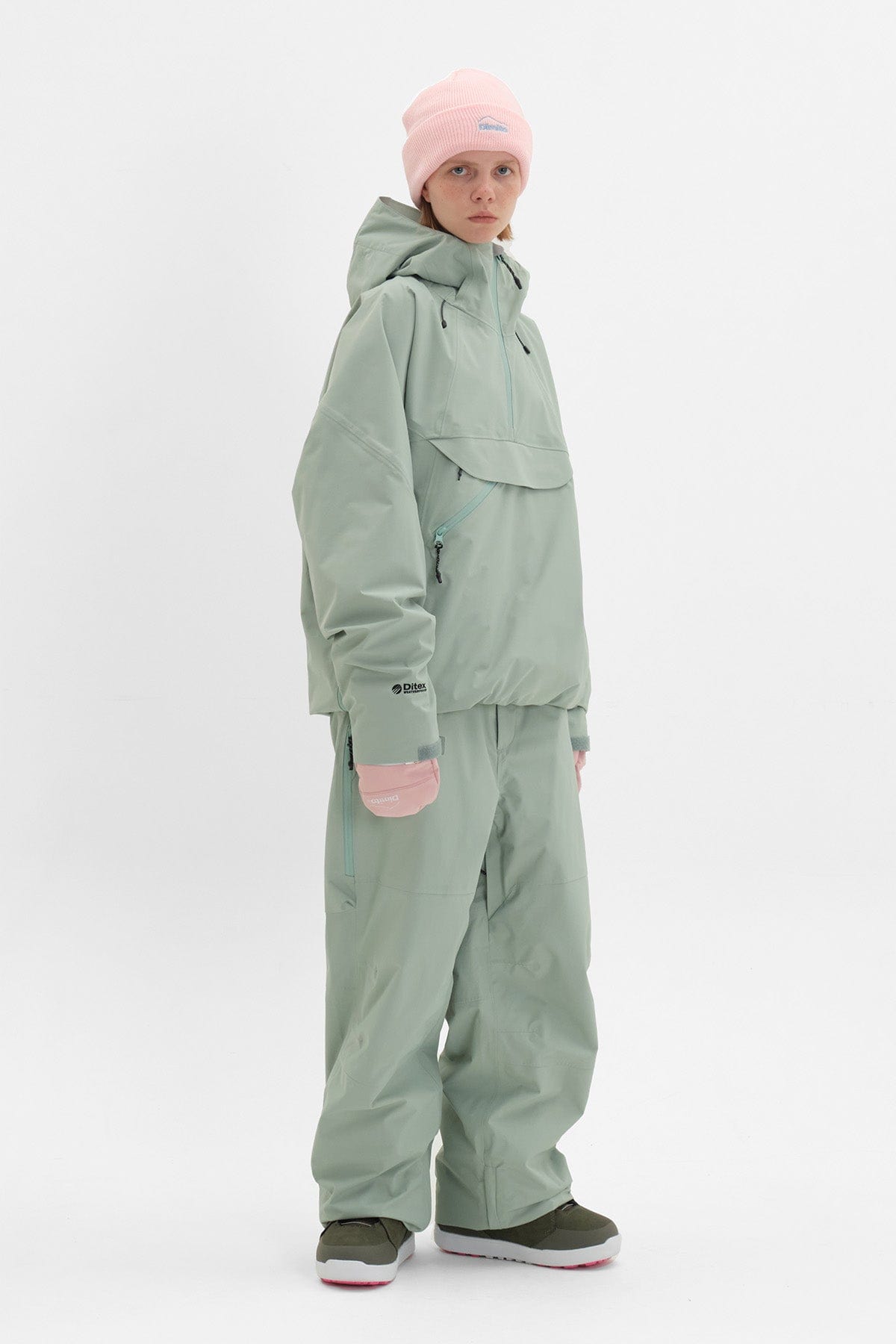 [INVITED] QUASAR SD PULLOVER JACKET SLATE MINT